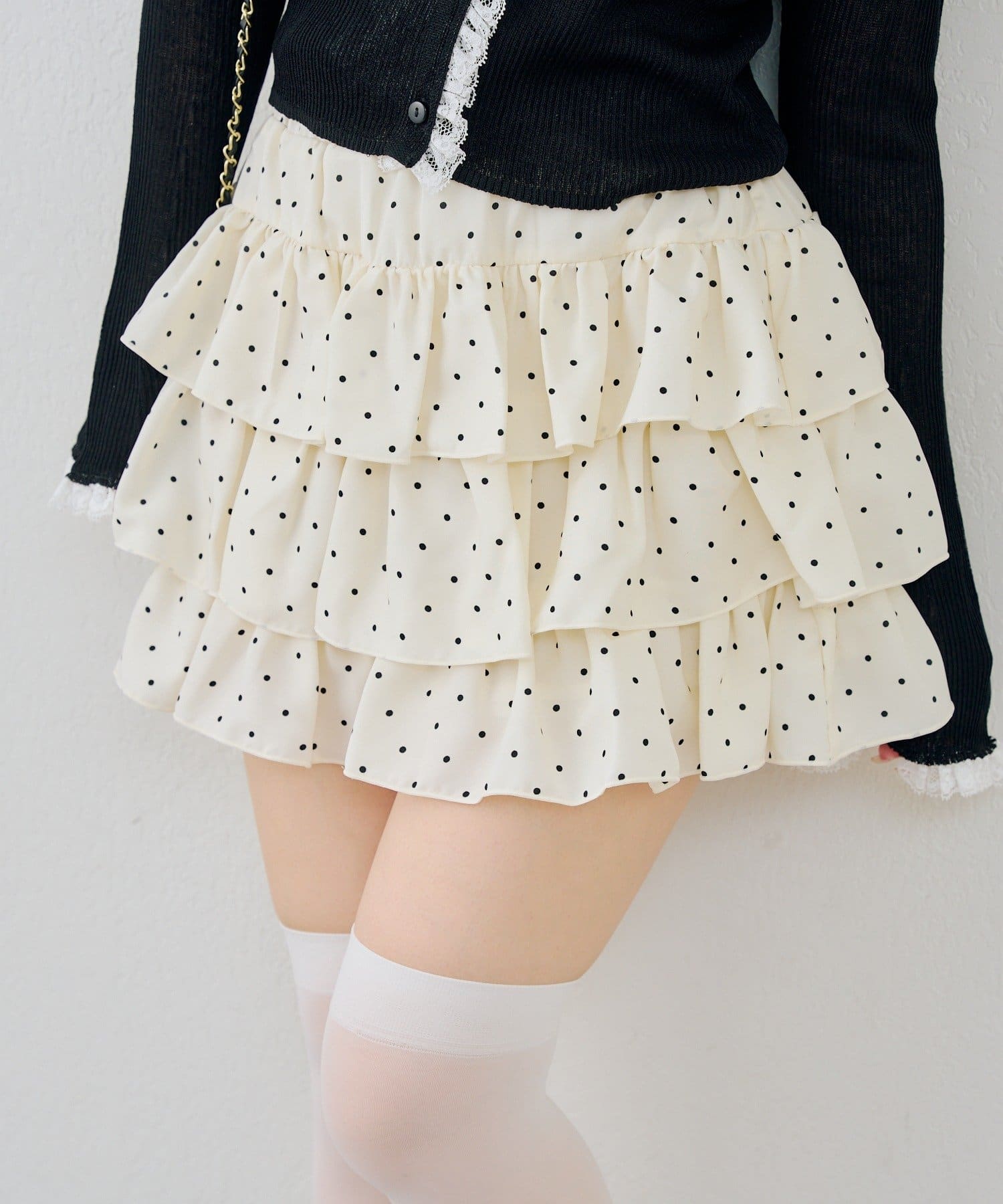 NICE CLAUP / OLIVE des OLIVE OUTLET(ナイスクラップ  / オリーブ デ オリーブ アウトレット) 【ANOTHER BRANCH】ティアードミニスカート