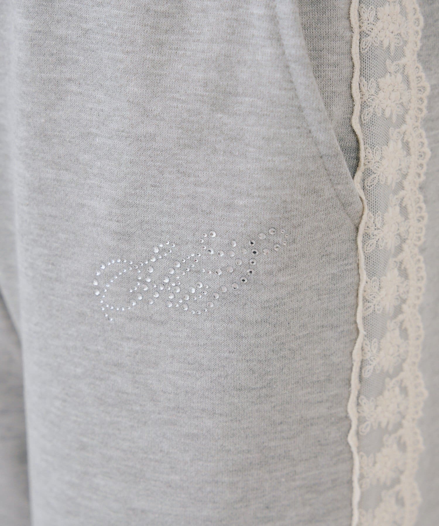 NICE CLAUP / OLIVE des OLIVE OUTLET(ナイスクラップ  / オリーブ デ オリーブ アウトレット) 【Another Branch】レース付スウェットパンツ