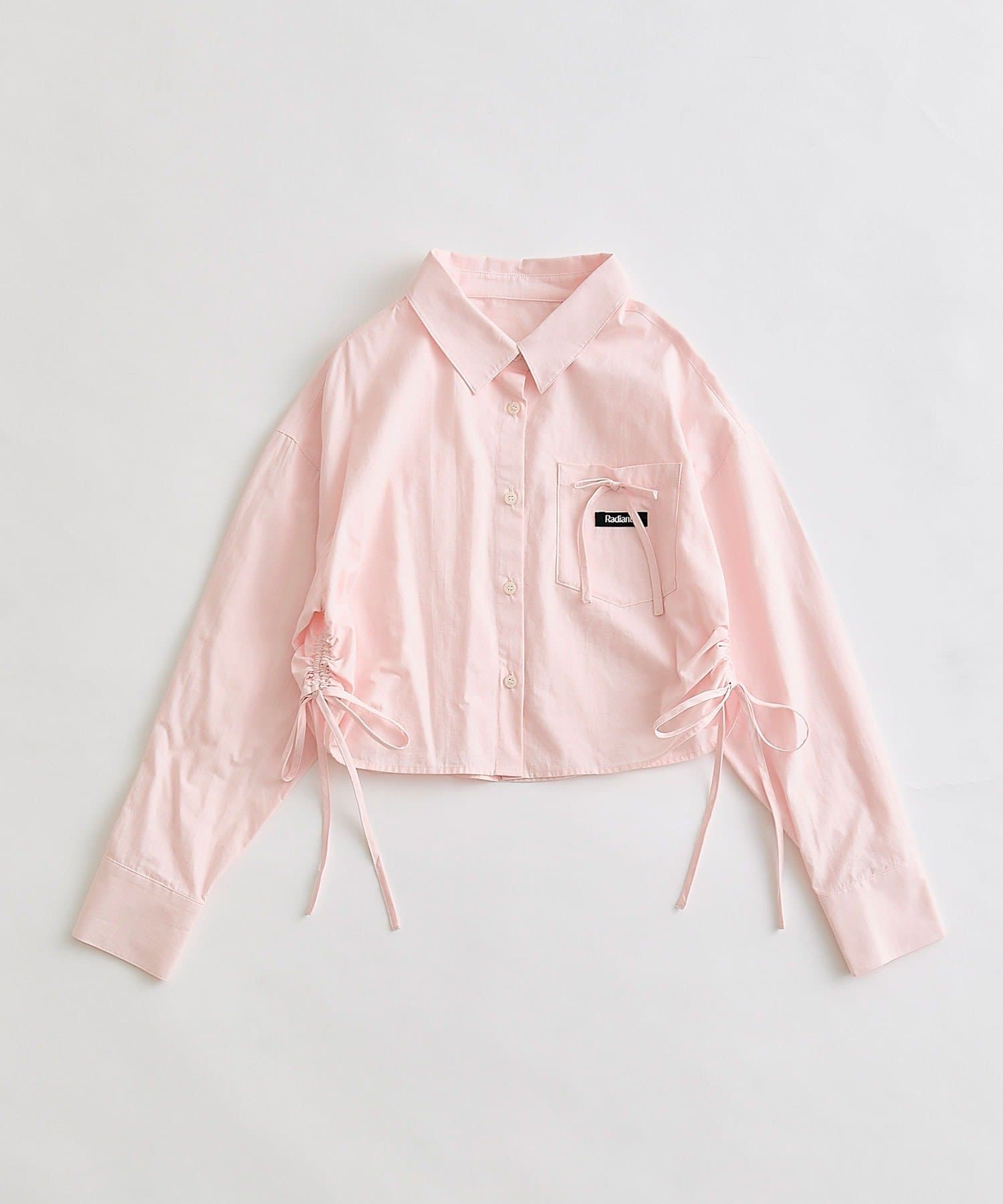 OLIVE des OLIVE(オリーブ デ オリーブ) タグ付きショートシャツ