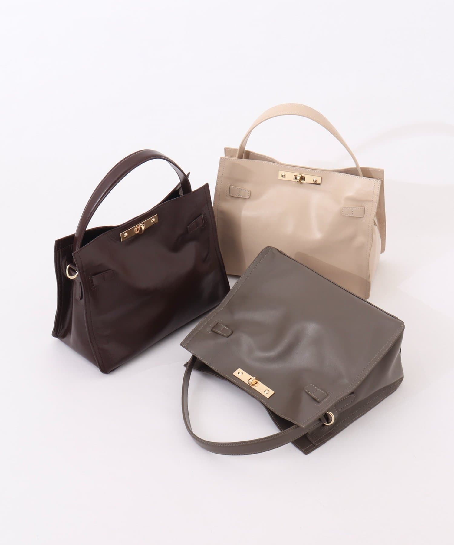 NOLLEY'S(ノーリーズ) HINERI ソフトレザーバッグM