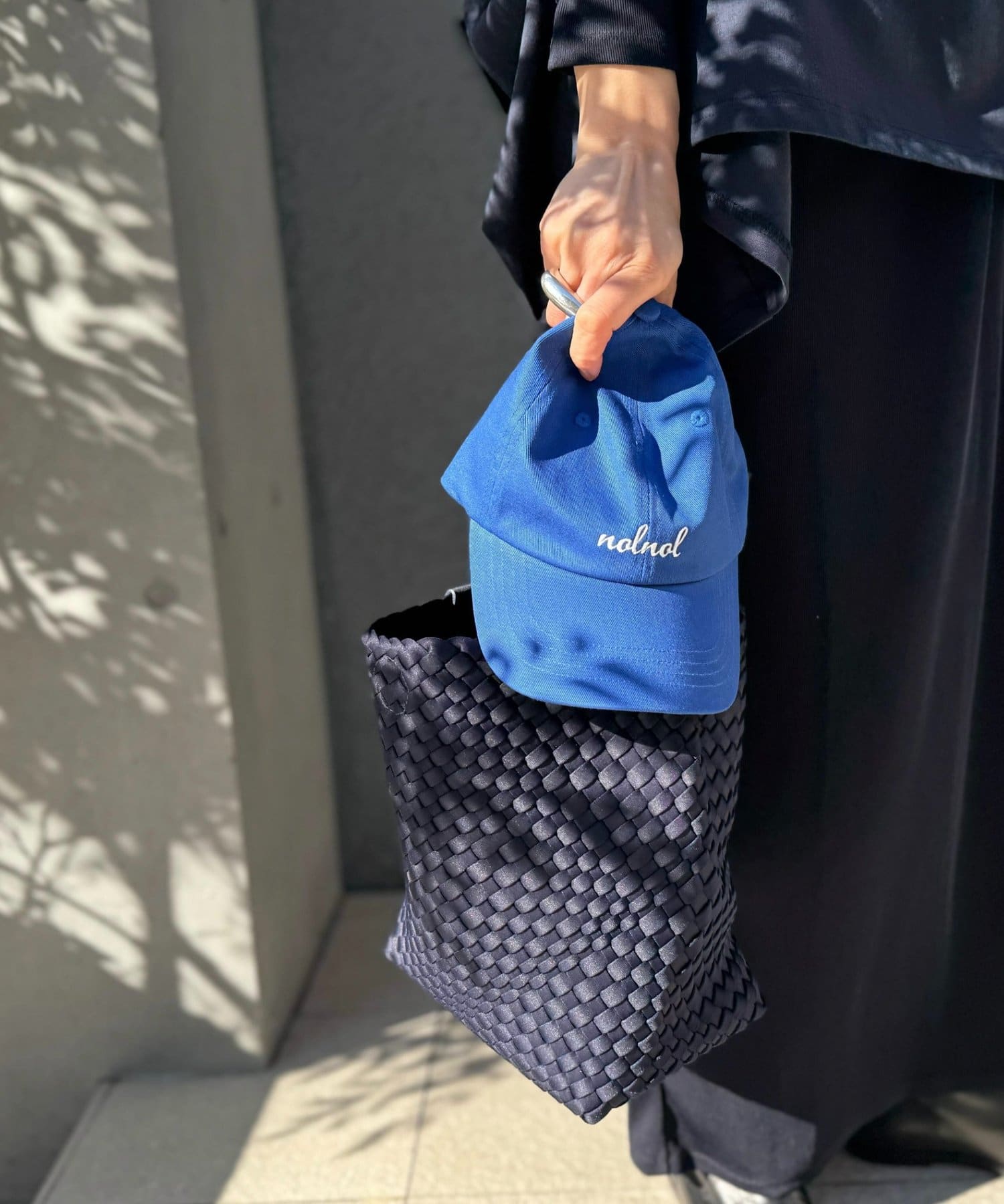 NOLLEY'S(ノーリーズ) 【nolnol/ノルノル】ロゴ刺繍キャップ