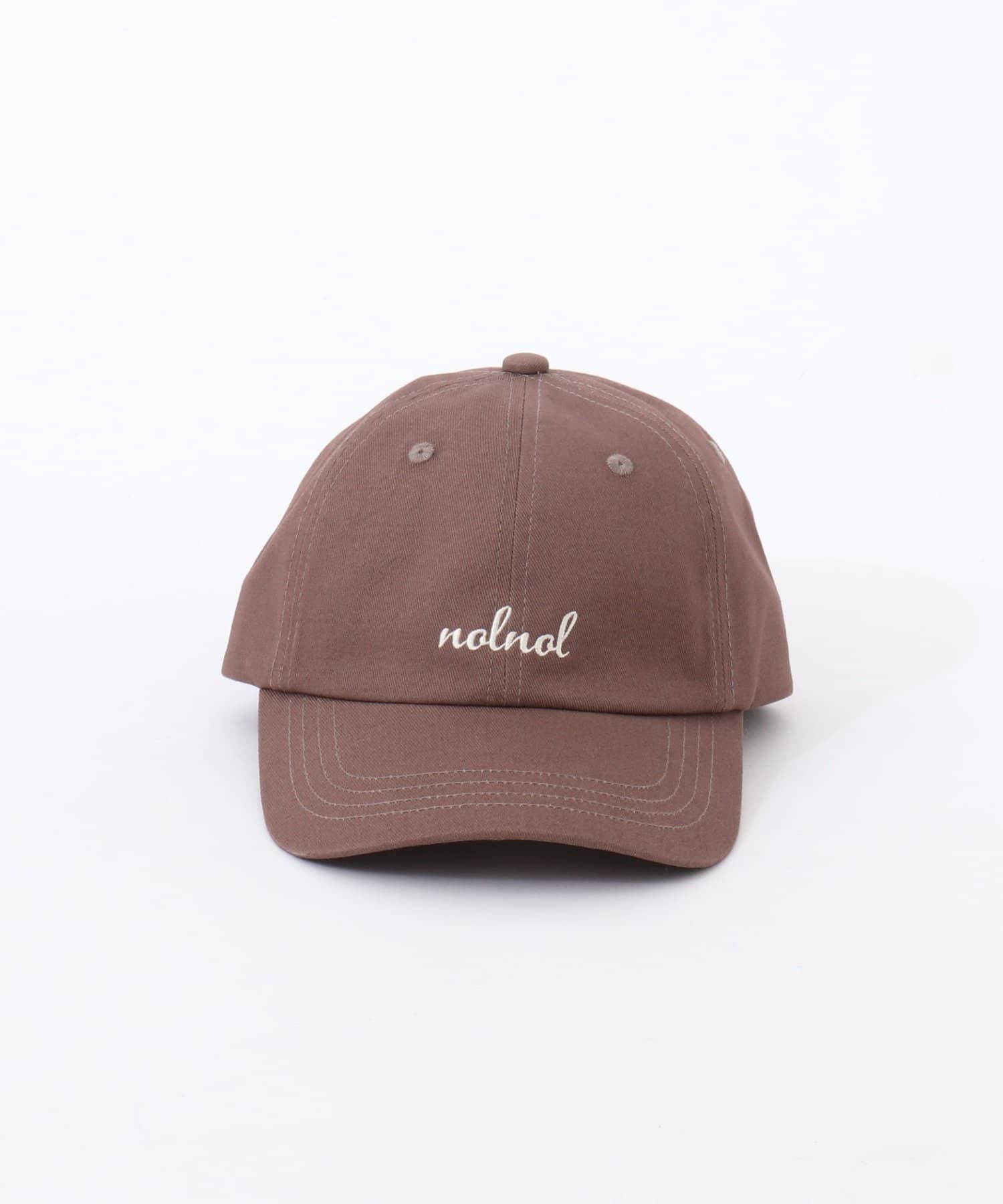 NOLLEY'S(ノーリーズ) 【nolnol/ノルノル】ロゴ刺繍キャップ