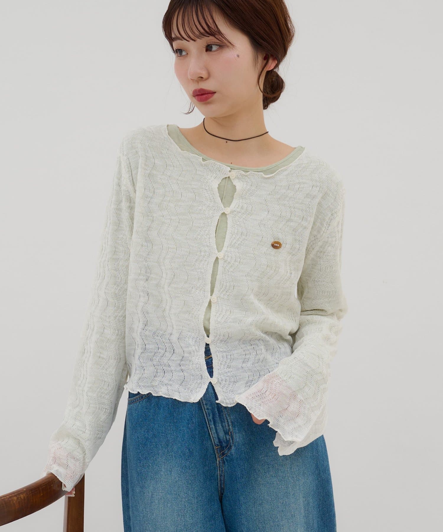 DISCOAT(ディスコート) 【umm.】シアーメローカーデ