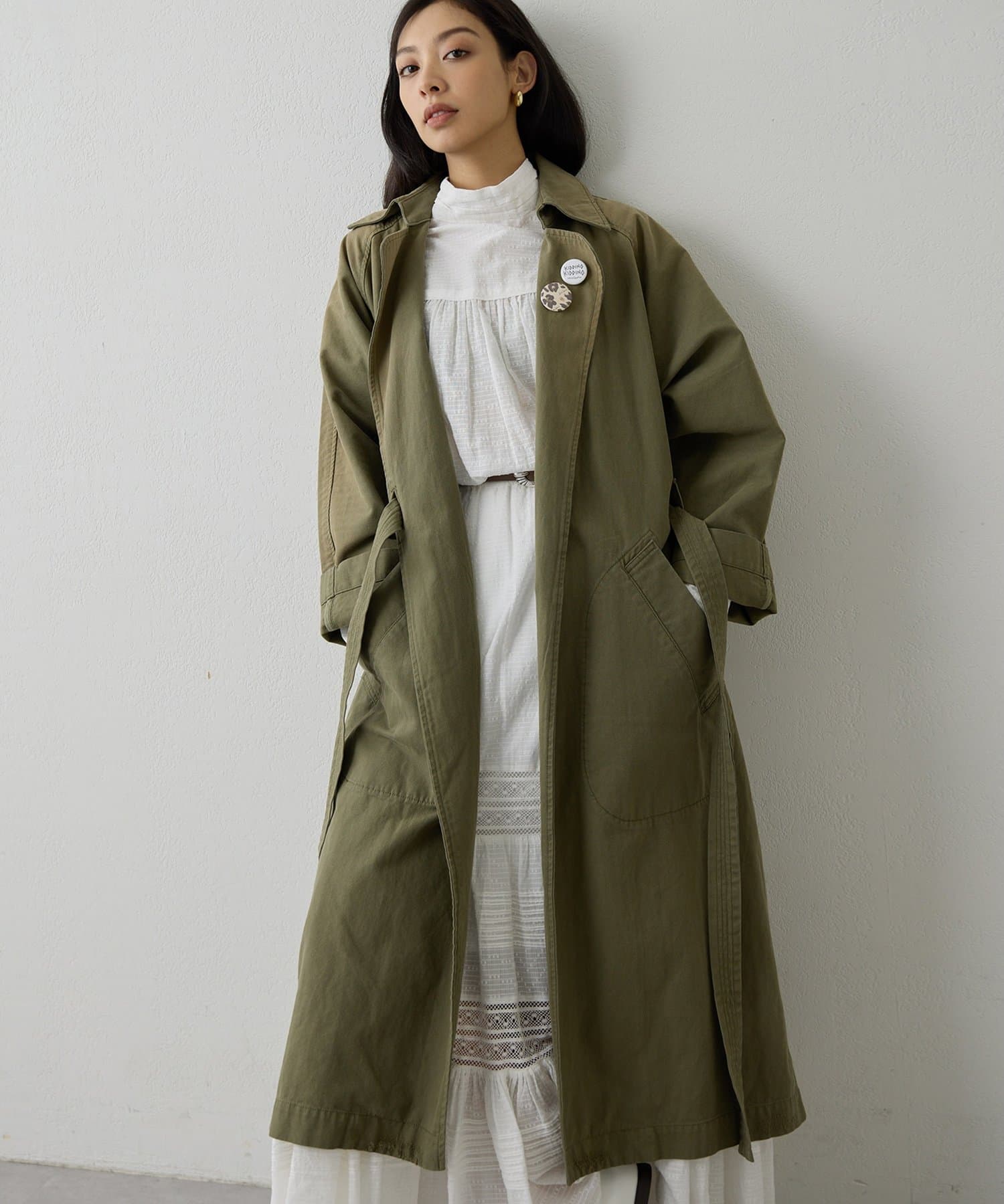 Whim Gazette(ウィム ガゼット) ミリタリーコート