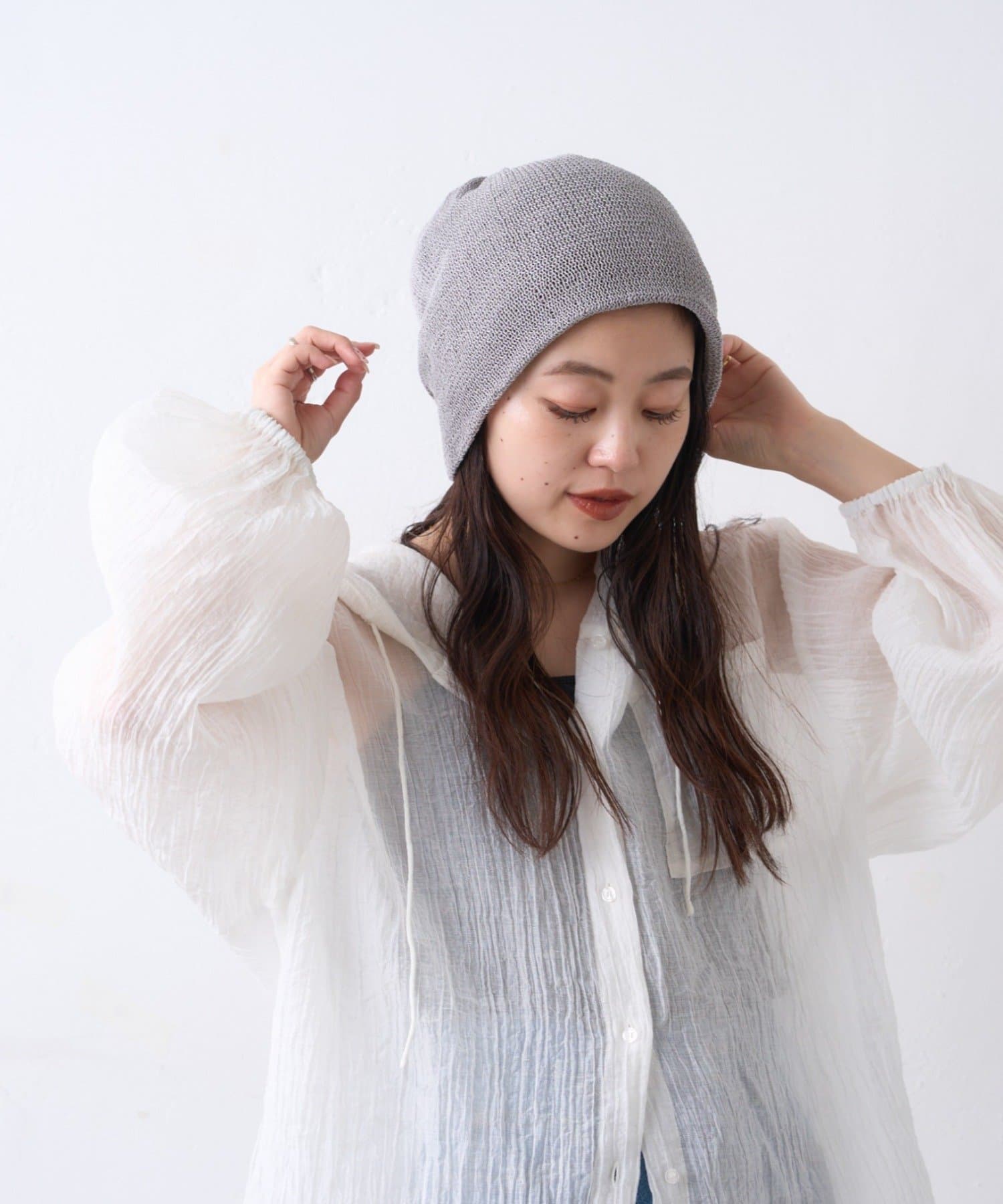 CIAOPANIC TYPY(チャオパニックティピー) 【プチプラ】ギャザーデザインビーニー