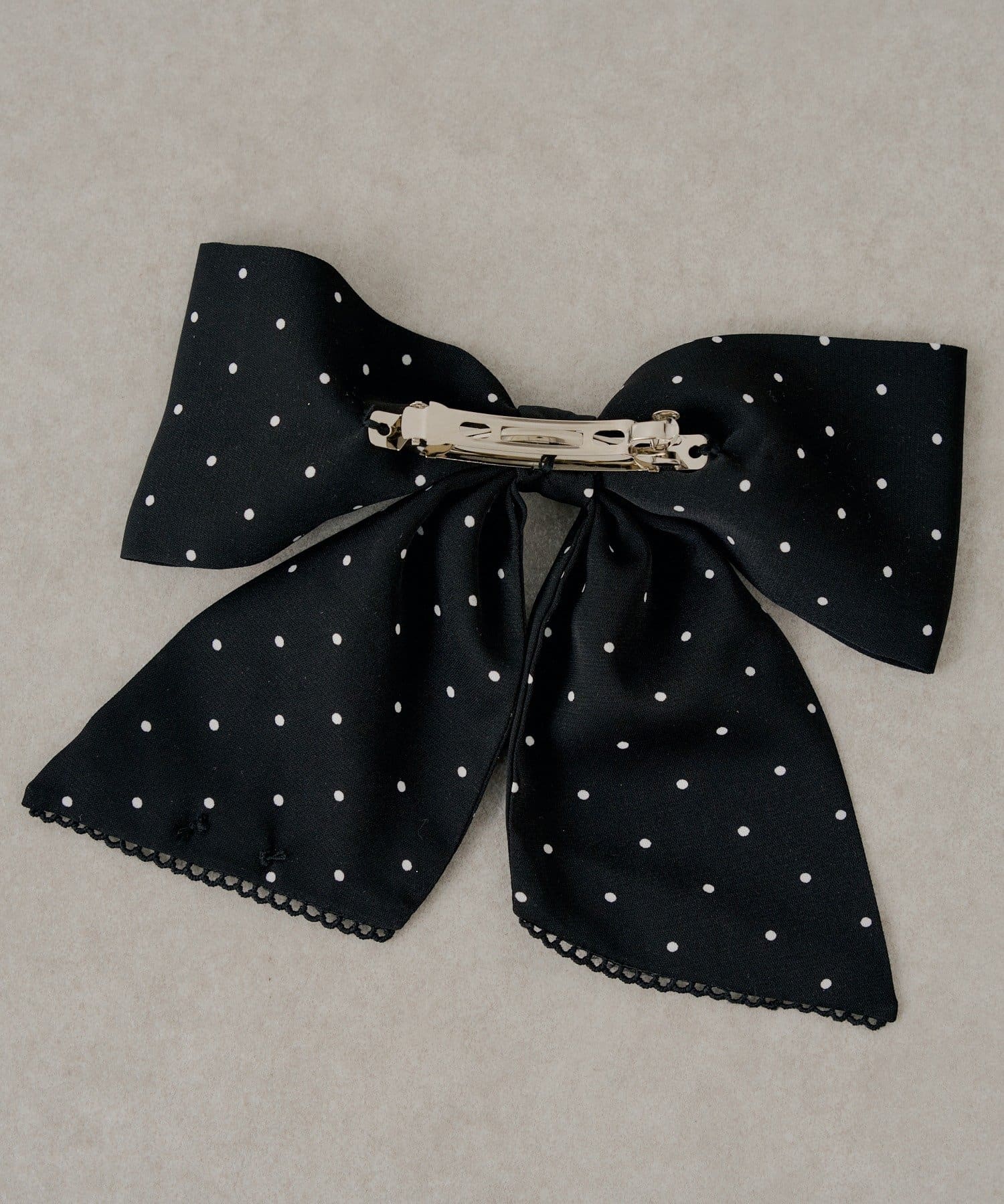 Chico(チコ) ピコレースデザインリボンバレッタ