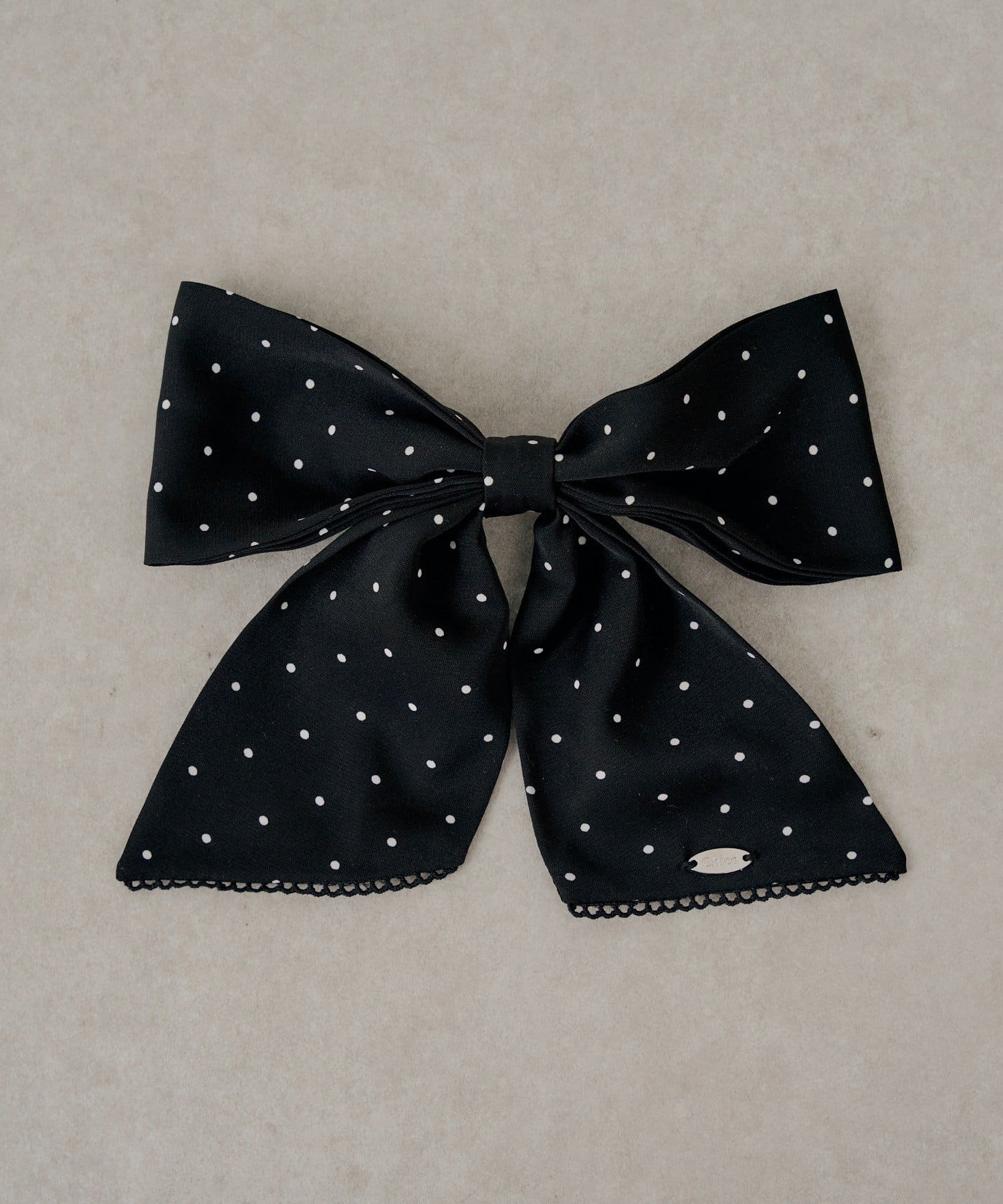 Chico(チコ) ピコレースデザインリボンバレッタ