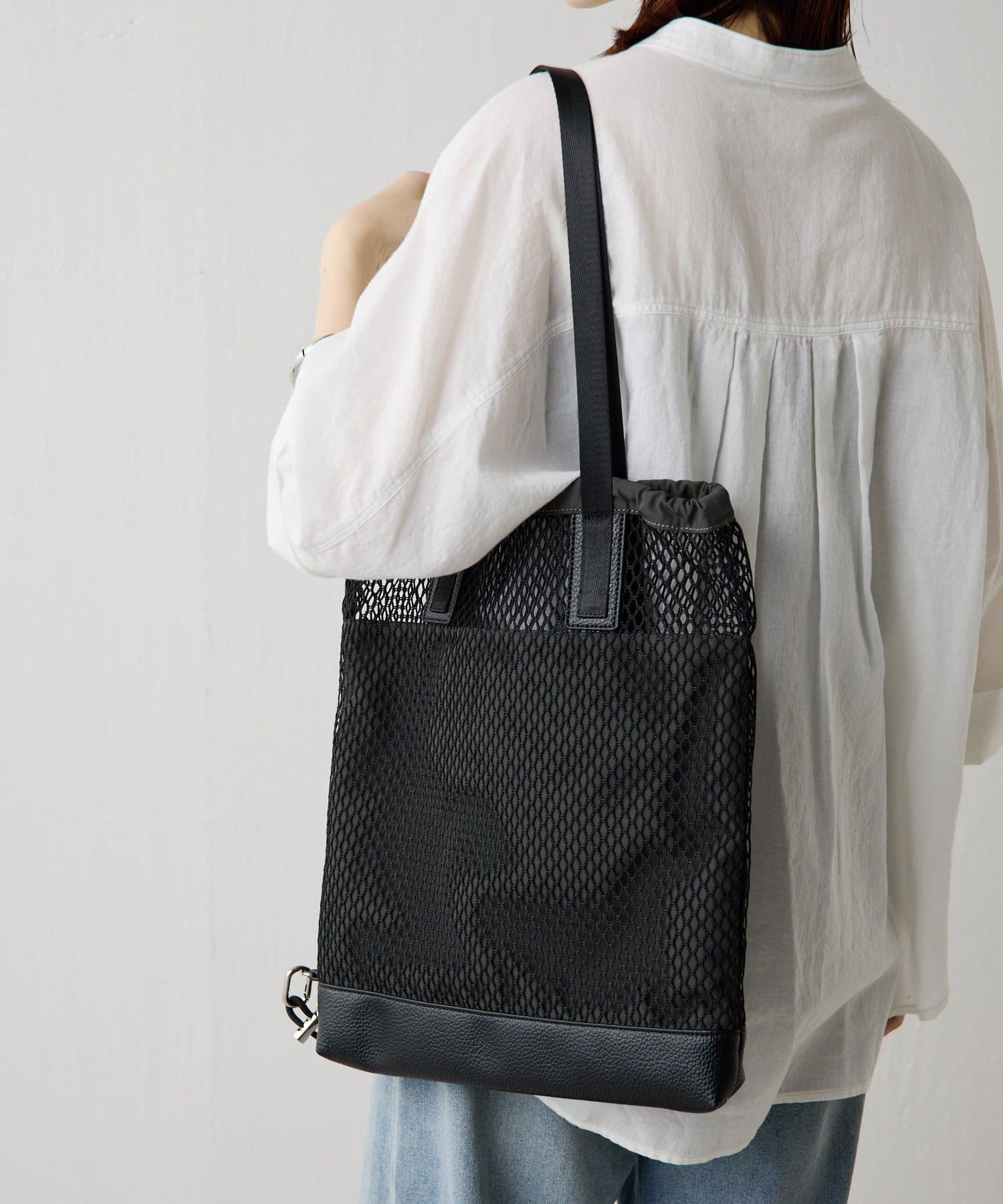 COLLAGE GALLARDAGALANTE(コラージュ ガリャルダガランテ) 【PAPILLONNER/パピヨネ】メッシュ2WAYトートバッグ