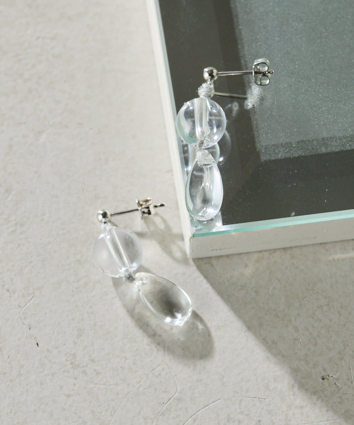 COLLAGE GALLARDAGALANTE(コラージュ ガリャルダガランテ) 【PAPILLONNER/パピヨネ】クリアドロップピアス