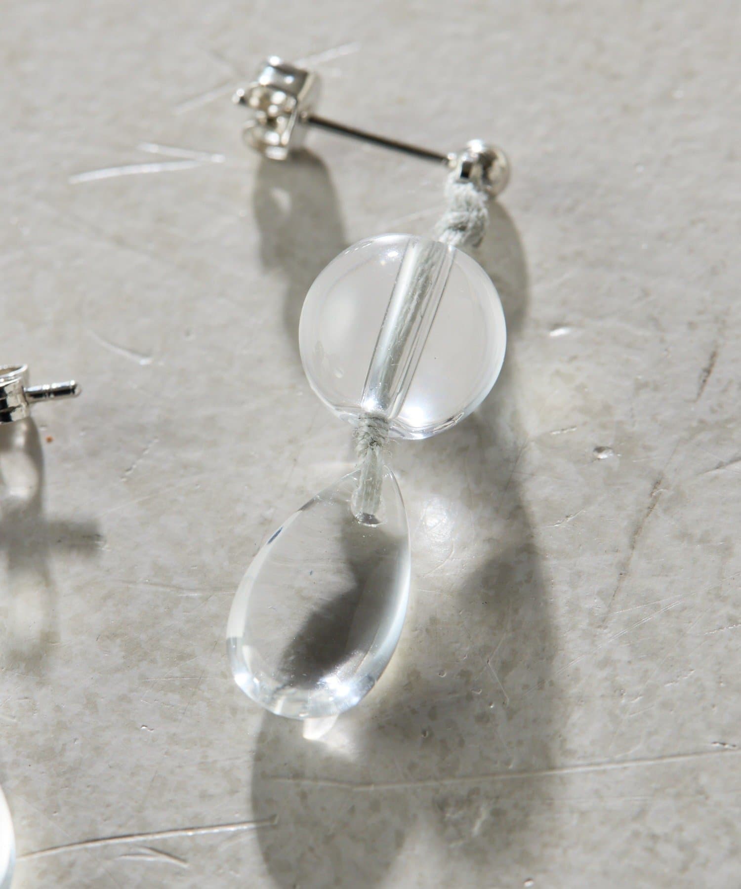 COLLAGE GALLARDAGALANTE(コラージュ ガリャルダガランテ) 【PAPILLONNER/パピヨネ】クリアドロップピアス