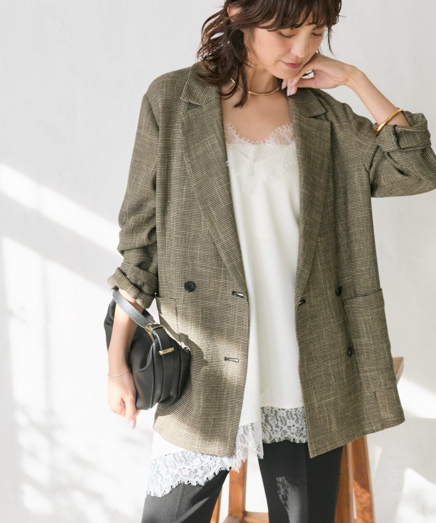 RIVE DROITE(リヴドロワ) 予約【鮮度抜群】バイアスヘムレースキャミソール/3月下旬お届け予定