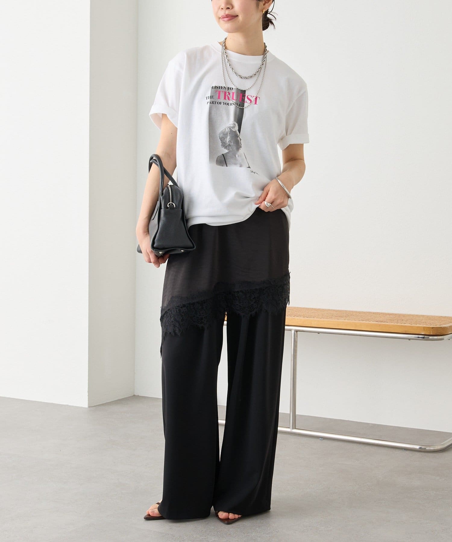 RIVE DROITE(リヴドロワ) 予約【ご好評につき追加販売決定！】バイアスヘムレースキャミソール