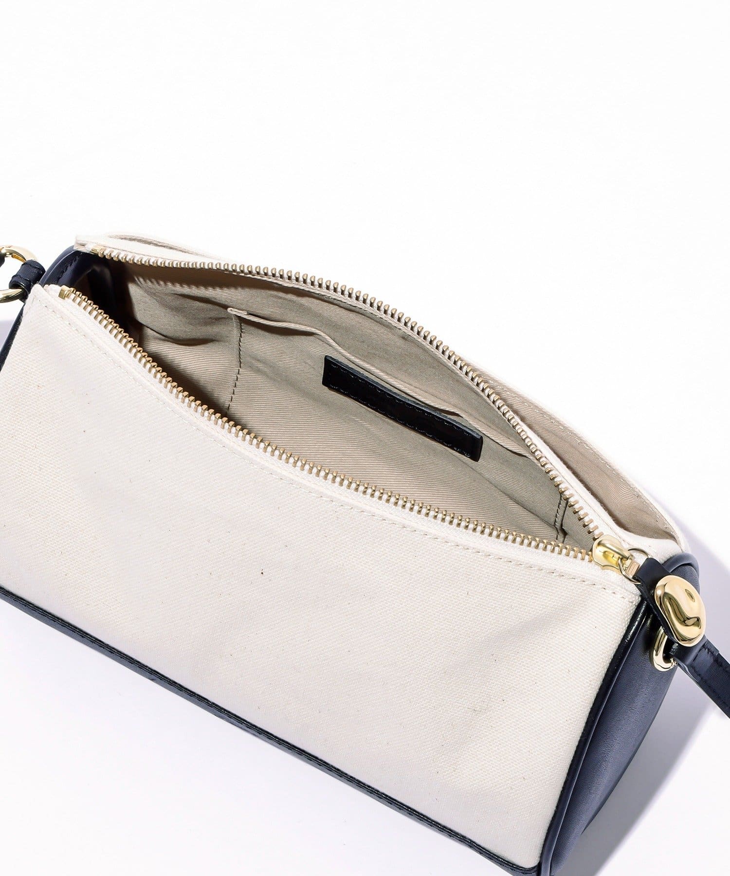 CAPRICIEUX LE'MAGE(カプリシュレマージュ) 【LE'MAGE×gemeilコラボ】3WAYキャンバスエッグショルダーバッグ