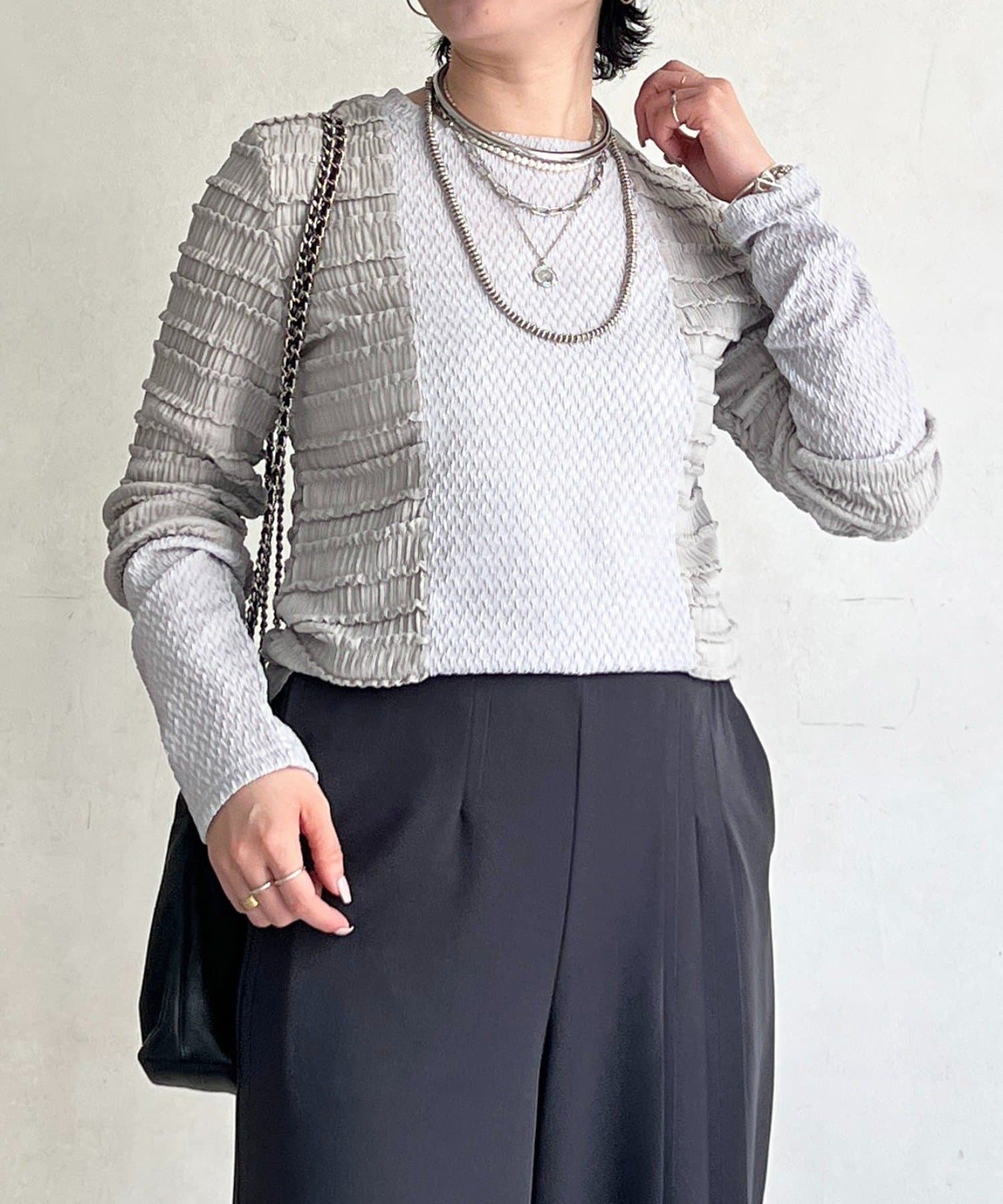 un dix cors(アンディコール) シュリンクカットソー