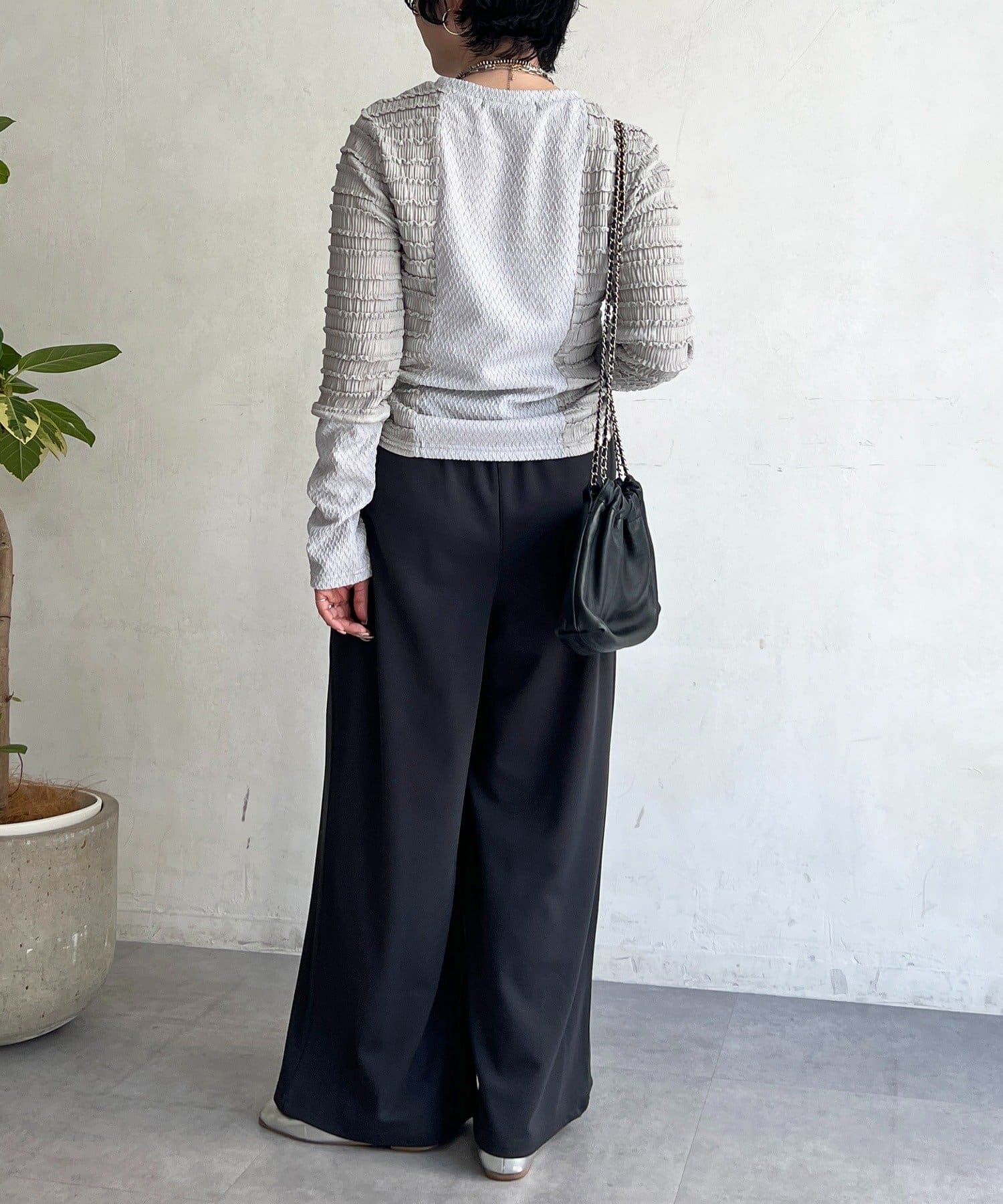 un dix cors(アンディコール) シュリンクカットソー