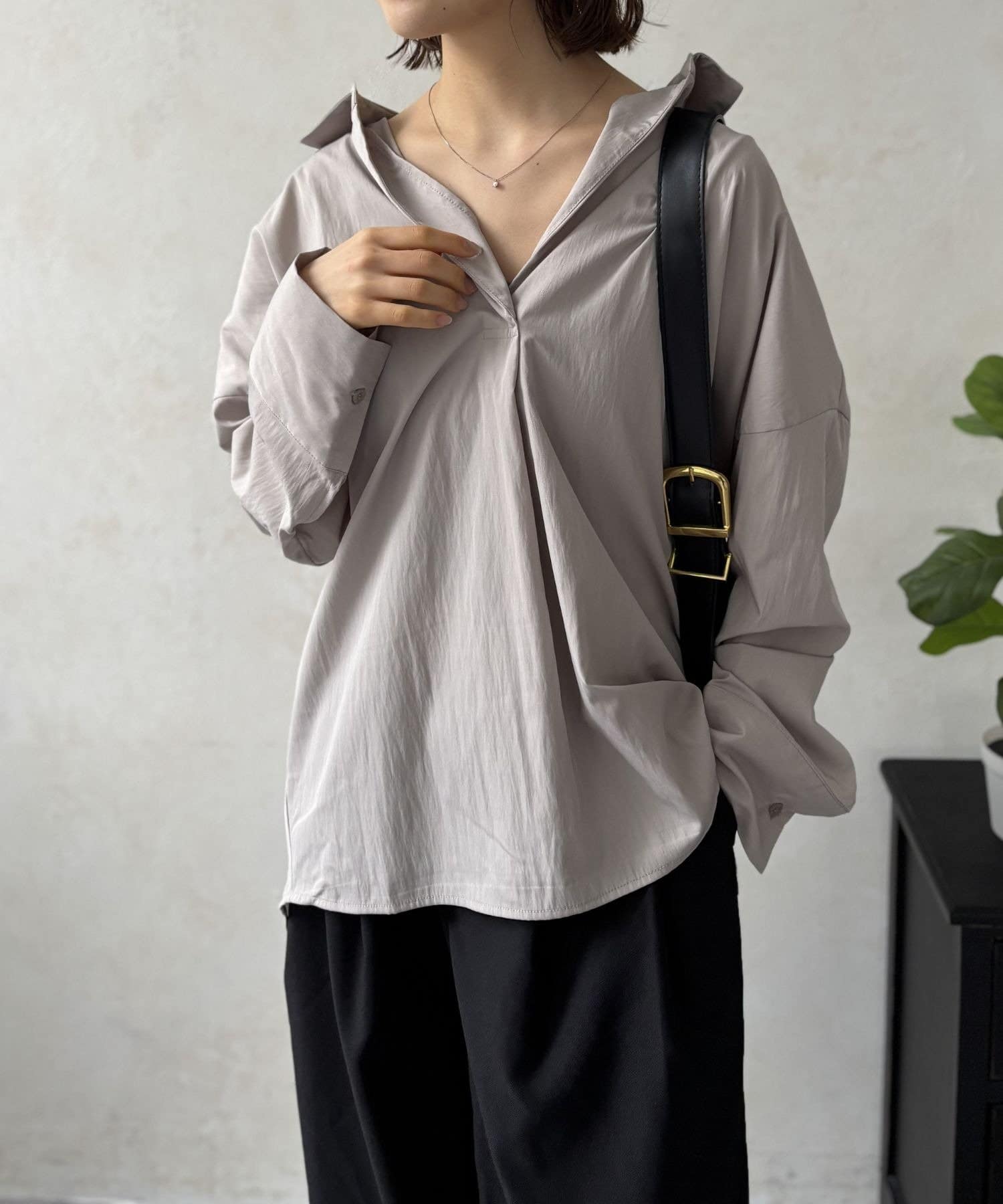 LOCUST(ローカスト) 【体系カバー】ポンチイージースキッパーシャツ