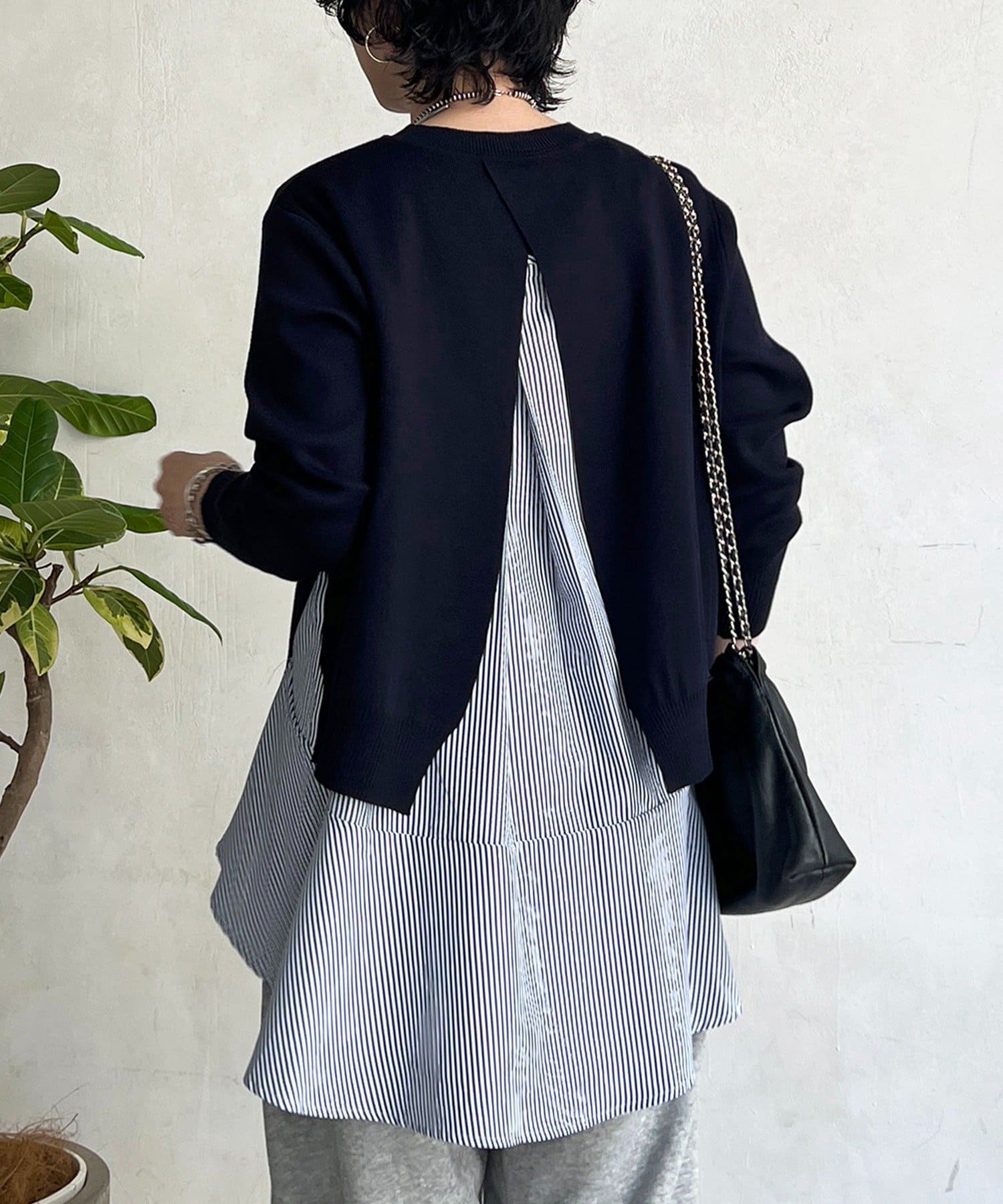 un dix cors(アンディコール) ニットセットレイヤードプルオーバー