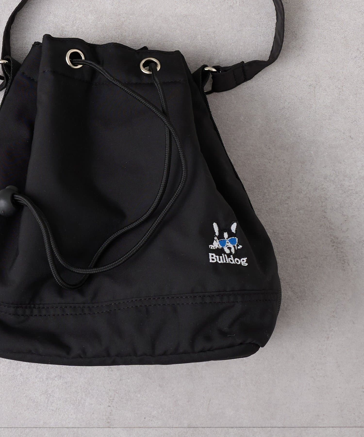 CIAOPANIC TYPY(チャオパニックティピー) 【ユニセックス】犬刺繍ロゴ巾着バッグ