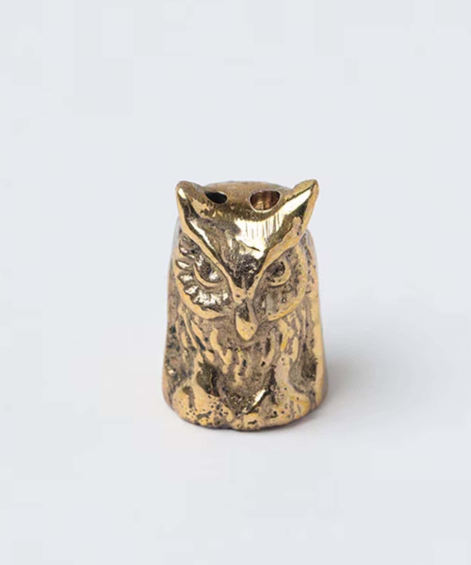 BIRTHDAY BAR(バースデイバー) ブラスミニインセンスホルダー　ゾウ/フクロウ/ウシ