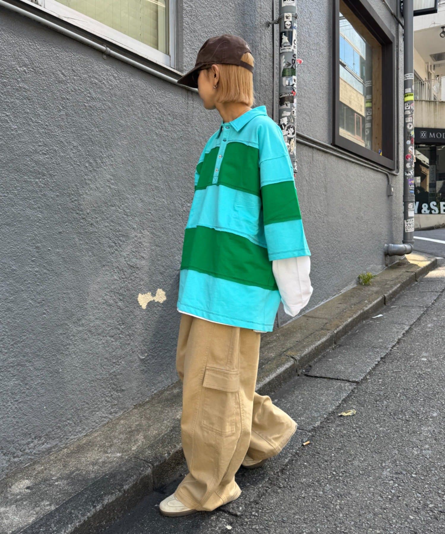 CIAOPANIC TYPY(チャオパニックティピー) 【SOUNDS GOOOOD】ラグランミニ裏毛ラガーシャツ