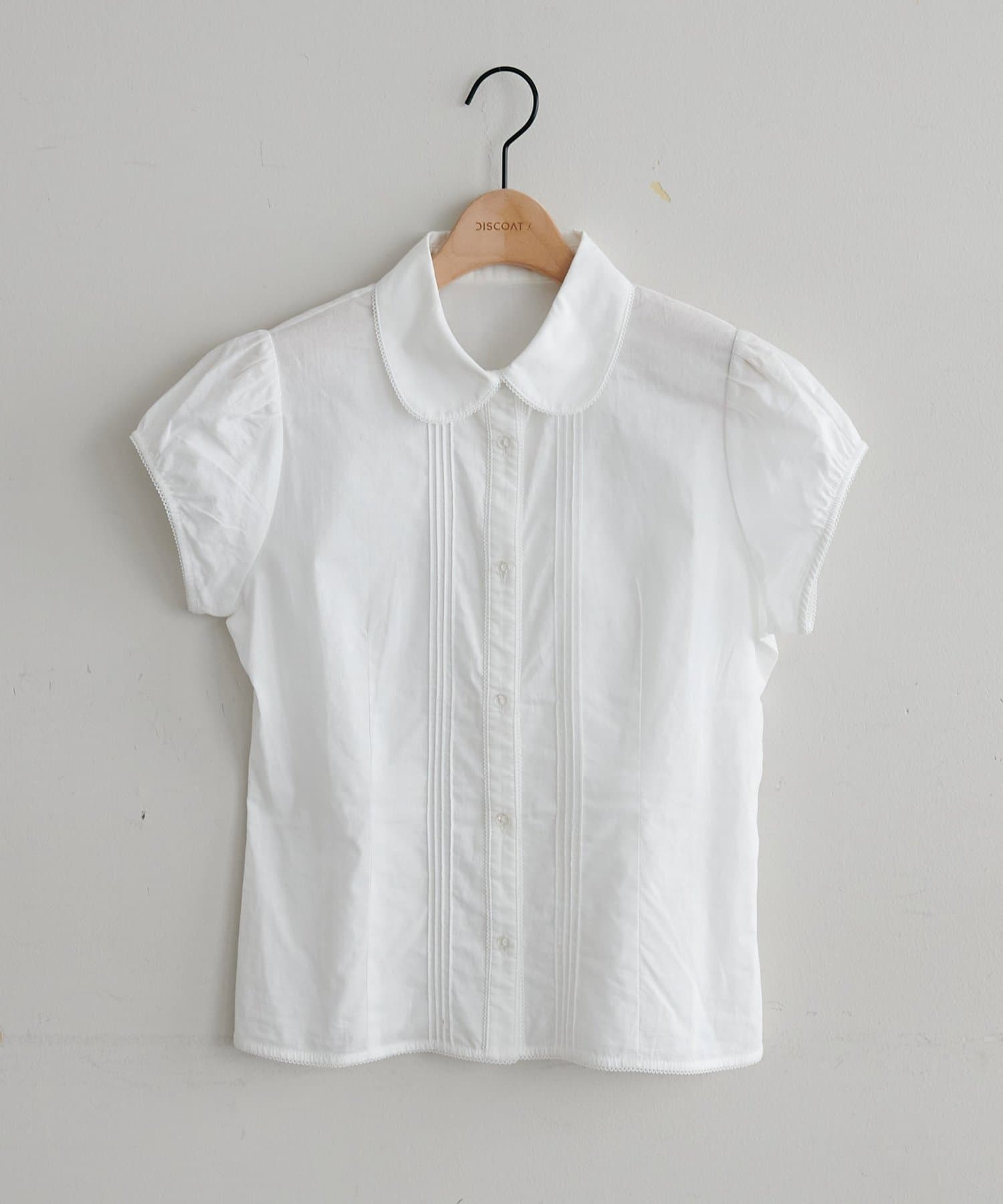 DISCOAT(ディスコート) 【umm.】ピコレース半袖ブラウス