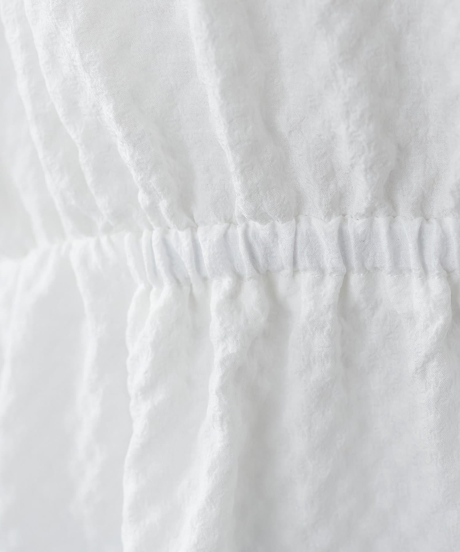 DISCOAT(ディスコート) 【WEB限定】ウエストギャザーフレンチブラウス