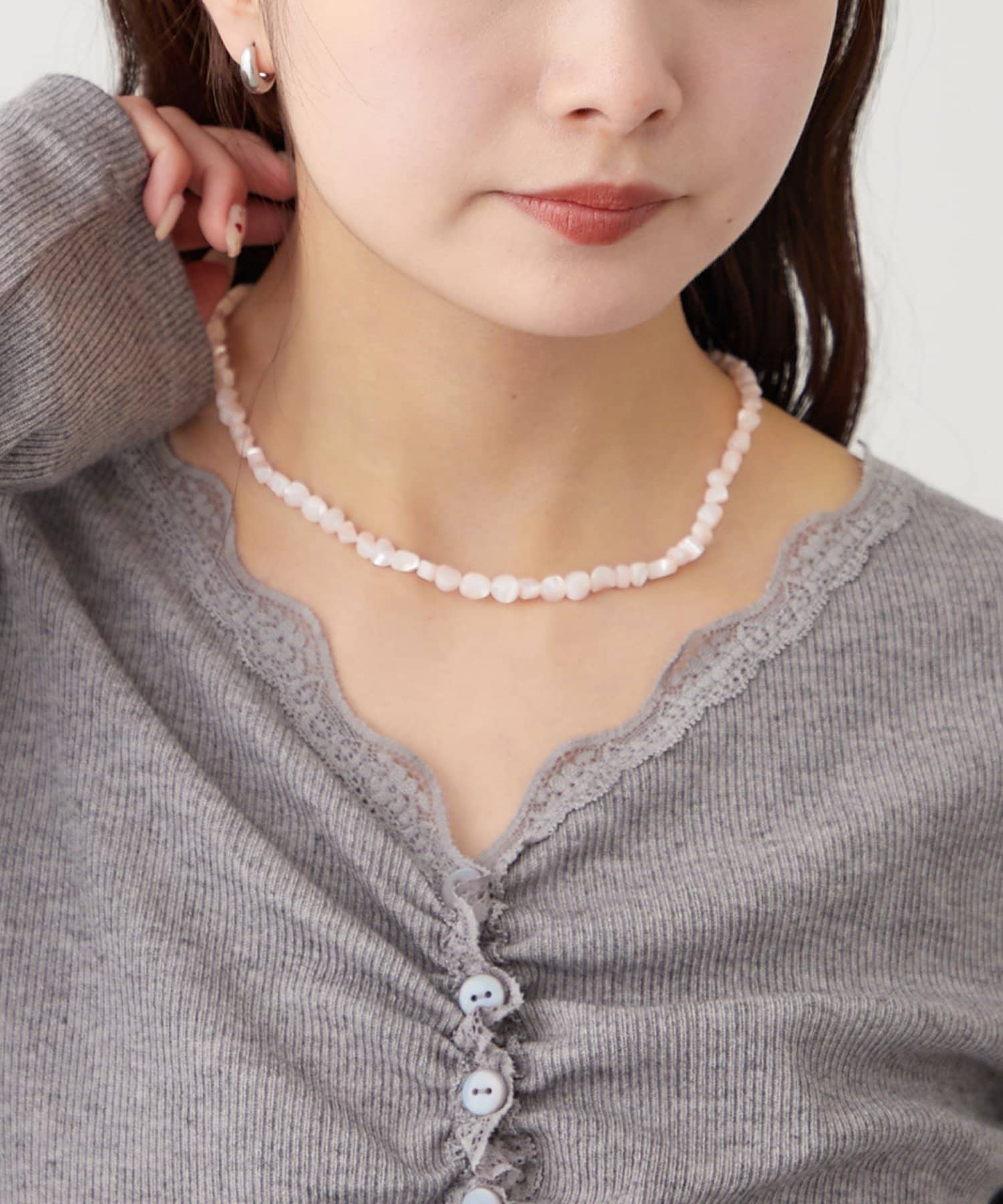 mystic(ミスティック) パールストーンネックレス