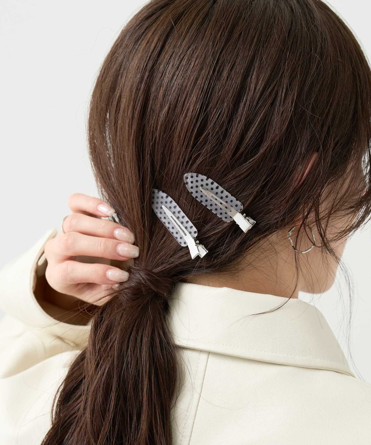 mystic(ミスティック) クリアドットヘアピン