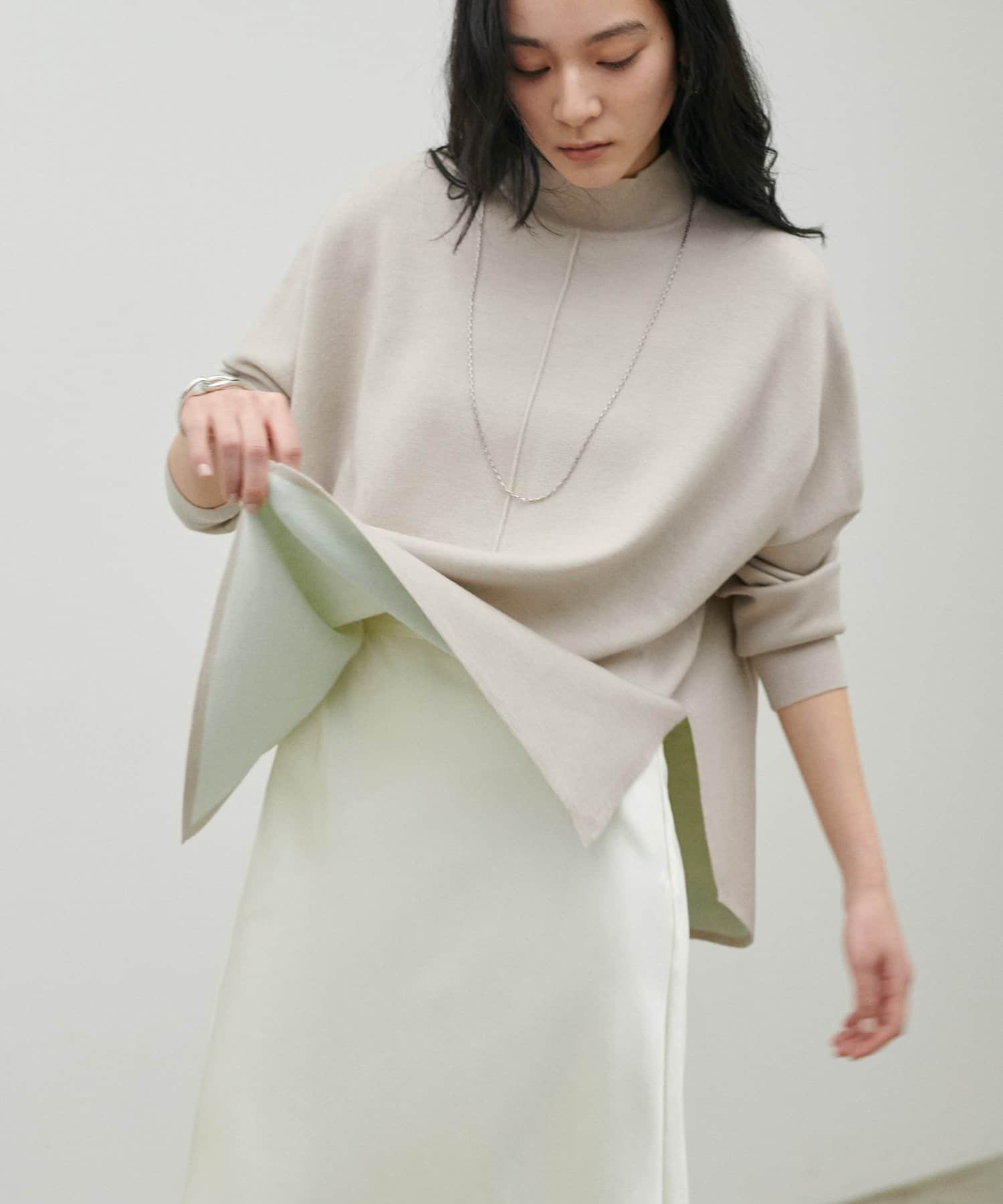 LARUTA(ラルータ) Wフェイス接結リバーシブルニットプルオーバー