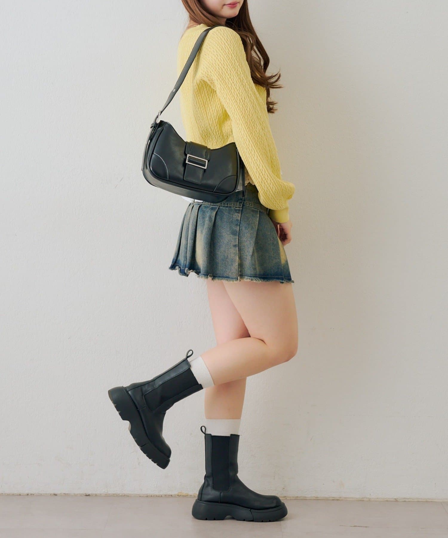 Remind me and forever(リマインドミーアンドフォーエバー) ハーフムーンベルトバッグ