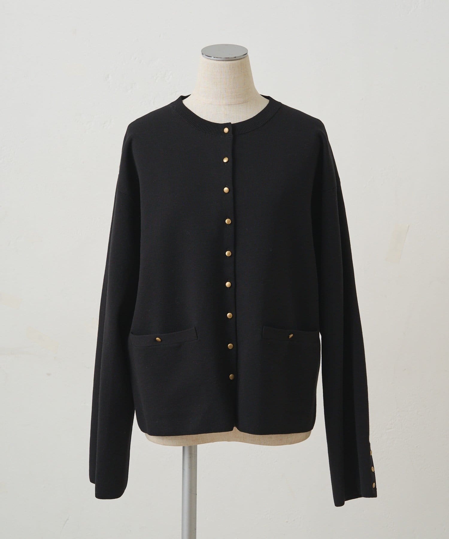 PUAL CE CIN(ピュアルセシン) 【手洗い可能】ミラノリブニットカーディガン