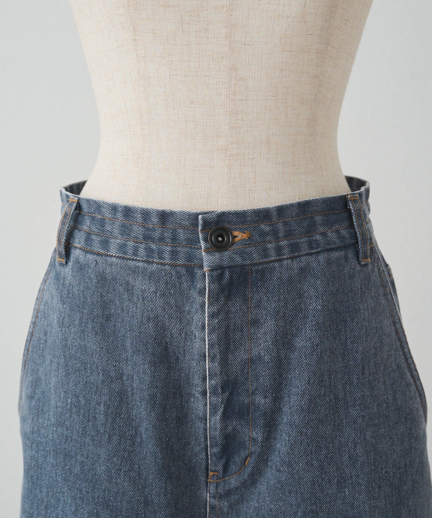 PUAL CE CIN(ピュアルセシン) カツラギワイドストレートパンツ