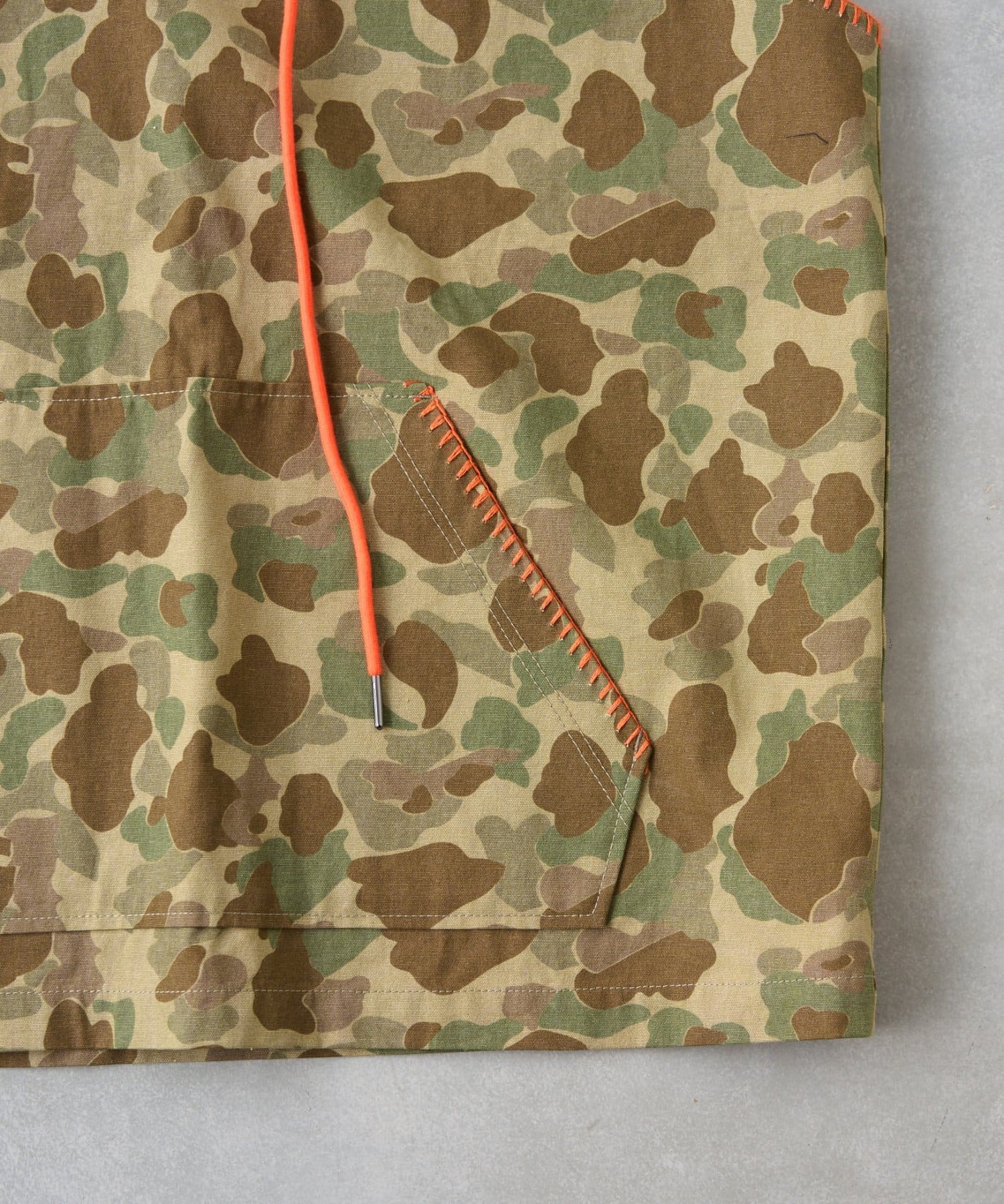 CIAOPANIC TYPY(チャオパニックティピー) 【SOUNDS GOOOOD】カモ柄ハンドステッチフードベスト