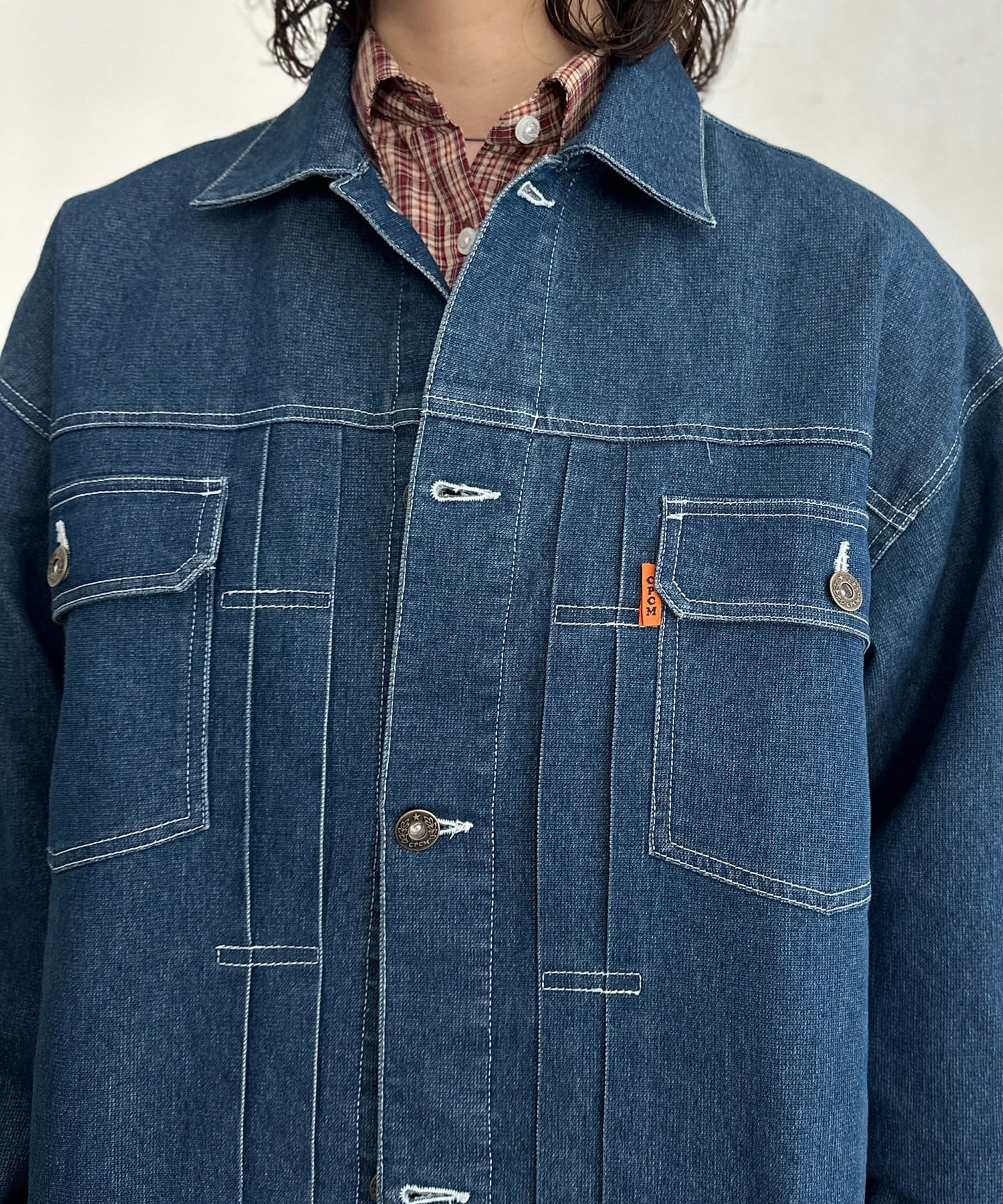 CPCM(シーピーシーエム) メッシュデニムトラッカージャケット