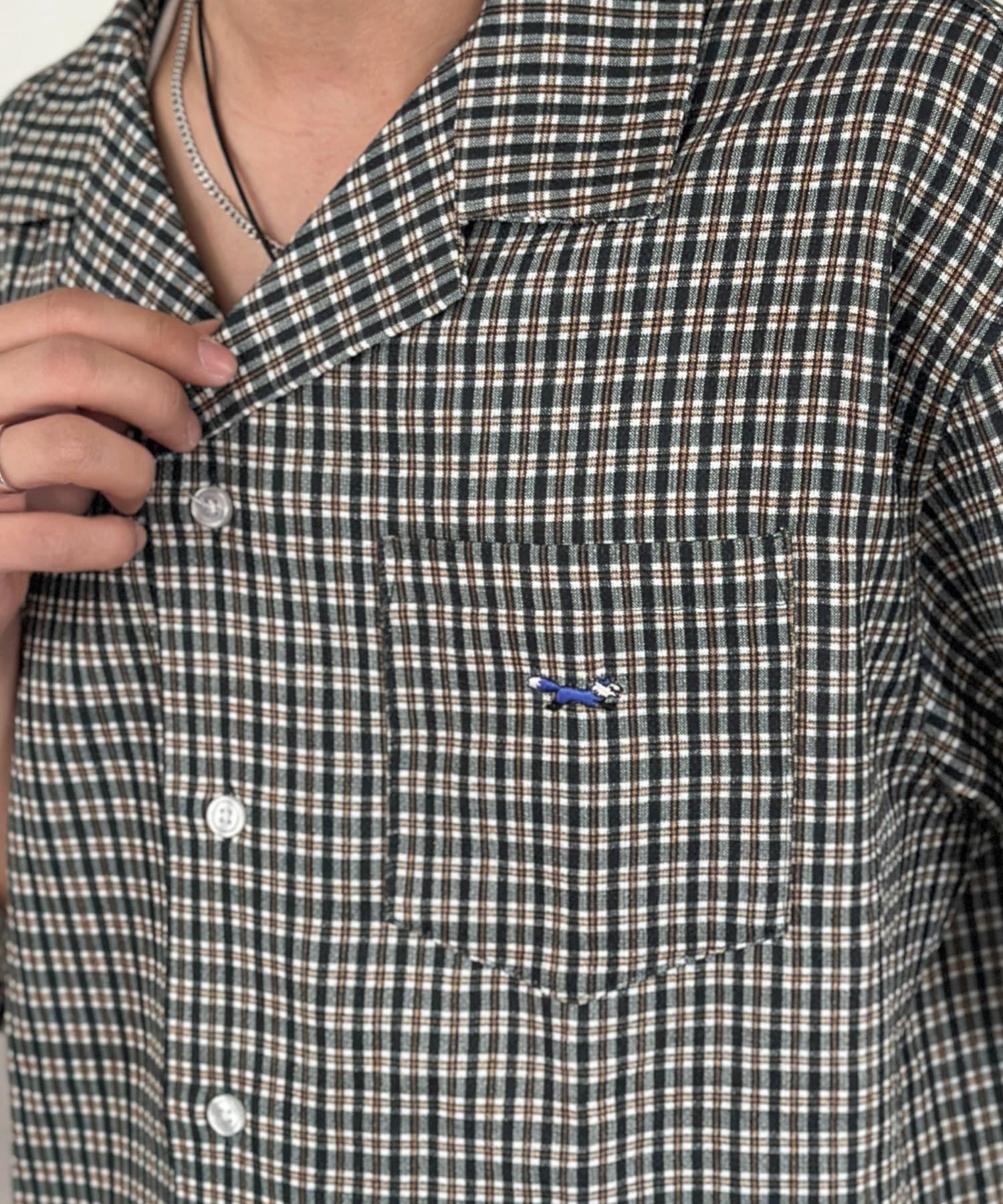 CPCM(シーピーシーエム) アソートパナマ半袖開襟シャツ