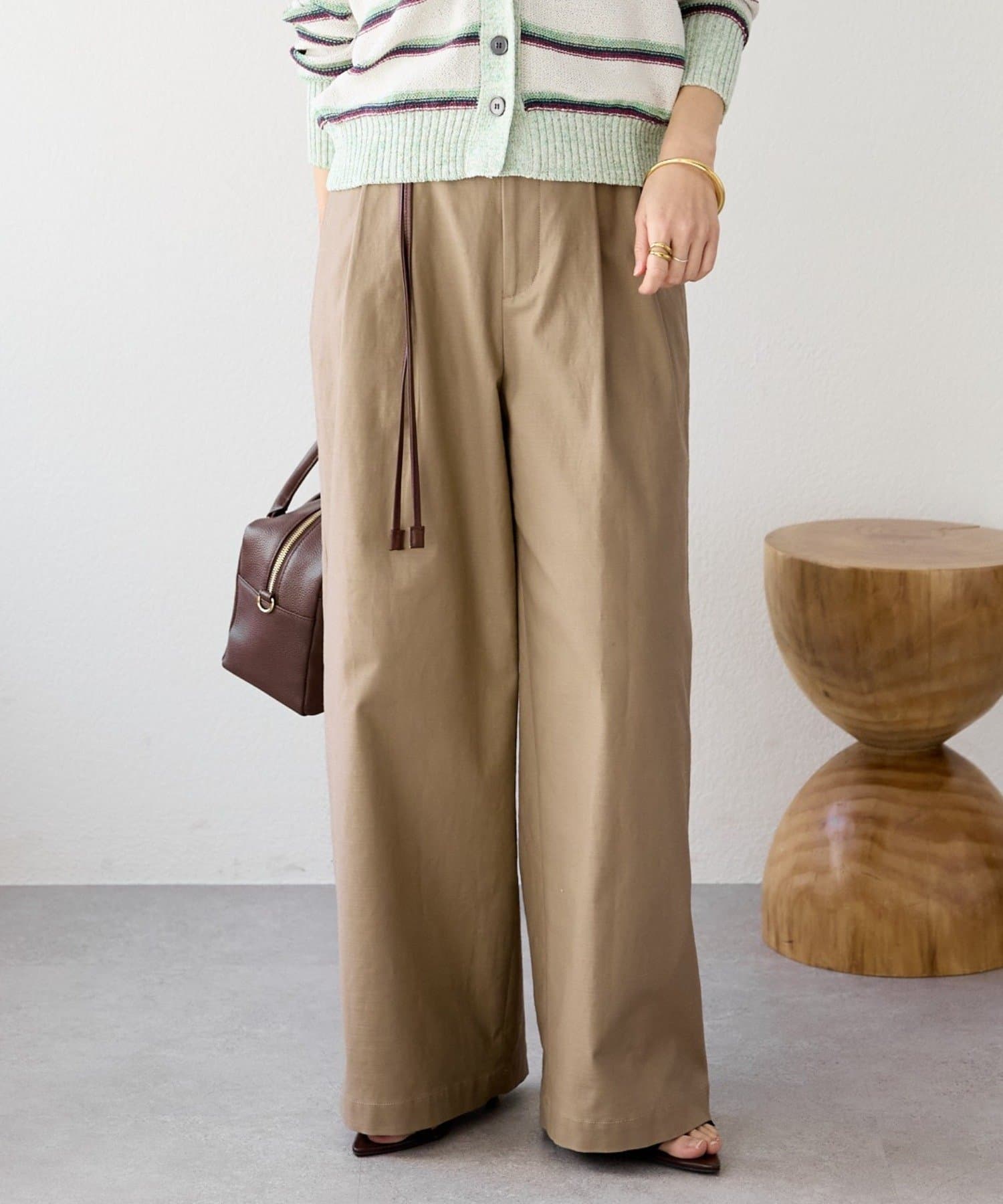 RIVE DROITE(リヴドロワ) 予約【トレンド感抜群】タックバギーチノ