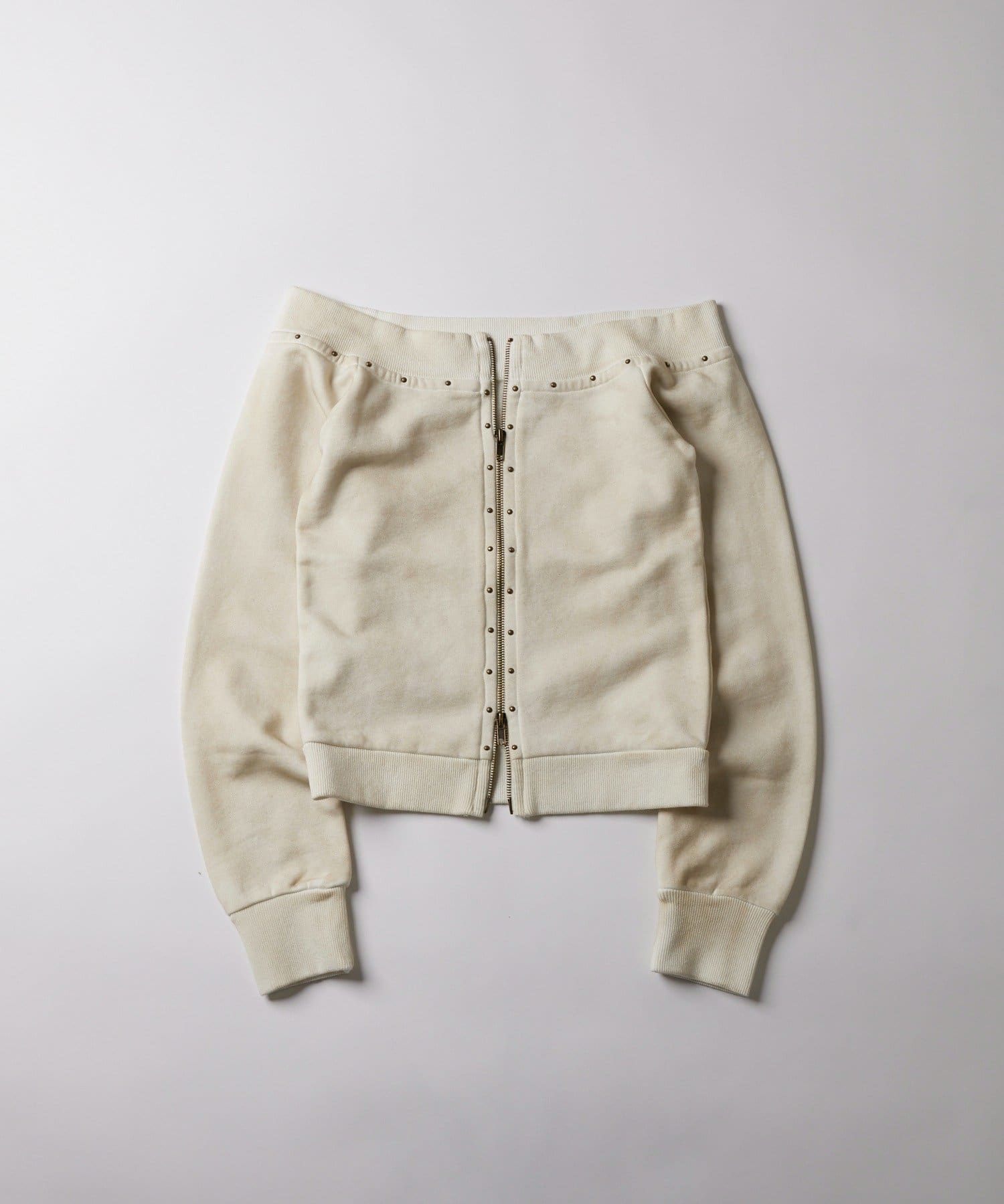 WHO’S WHO gallery(フーズフーギャラリー) フロントジップスタッズオフショル