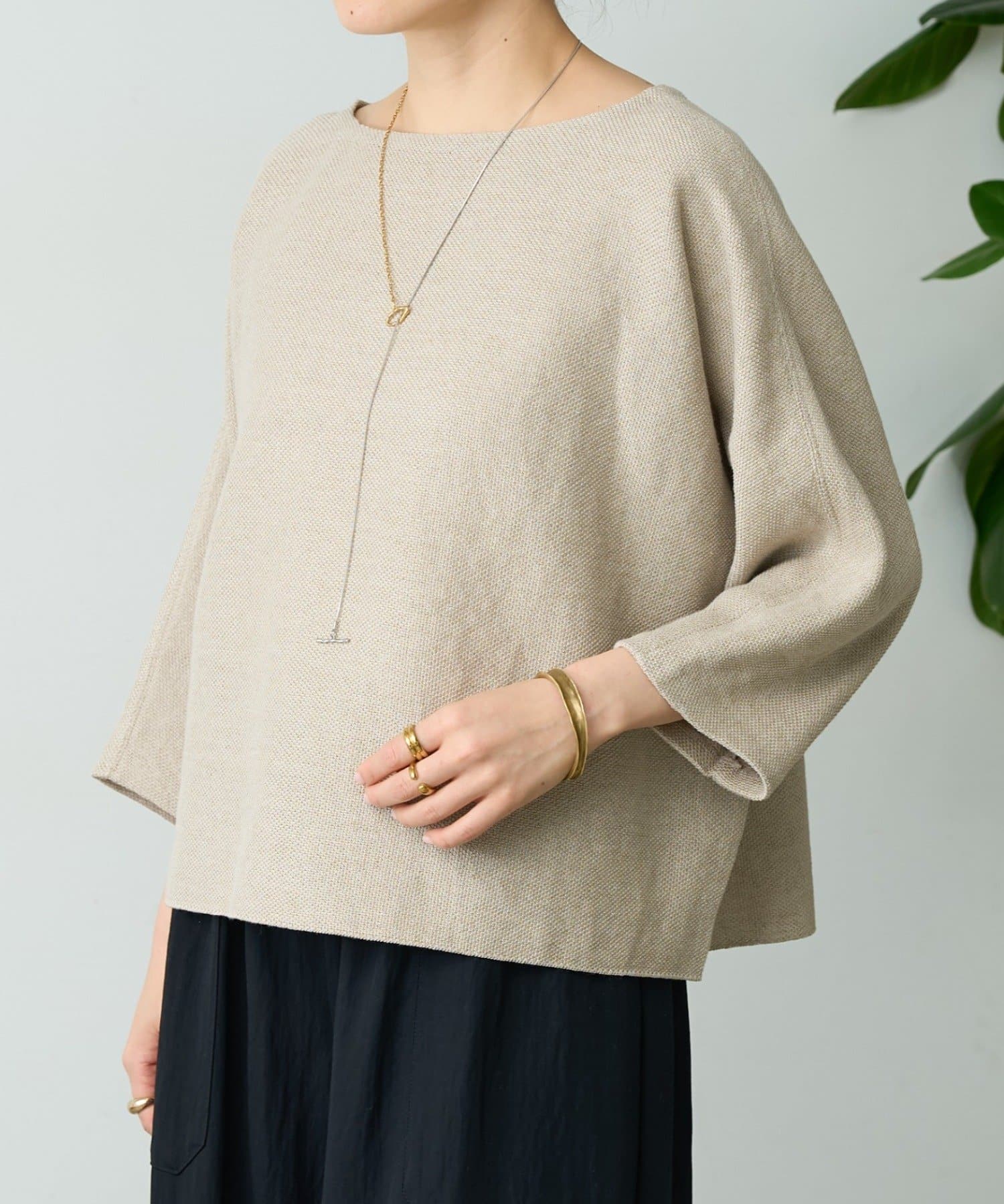 BEARDSLEY(ビアズリー) 《2/12(木)12：00予約開始》リネンインレイプルオーバー