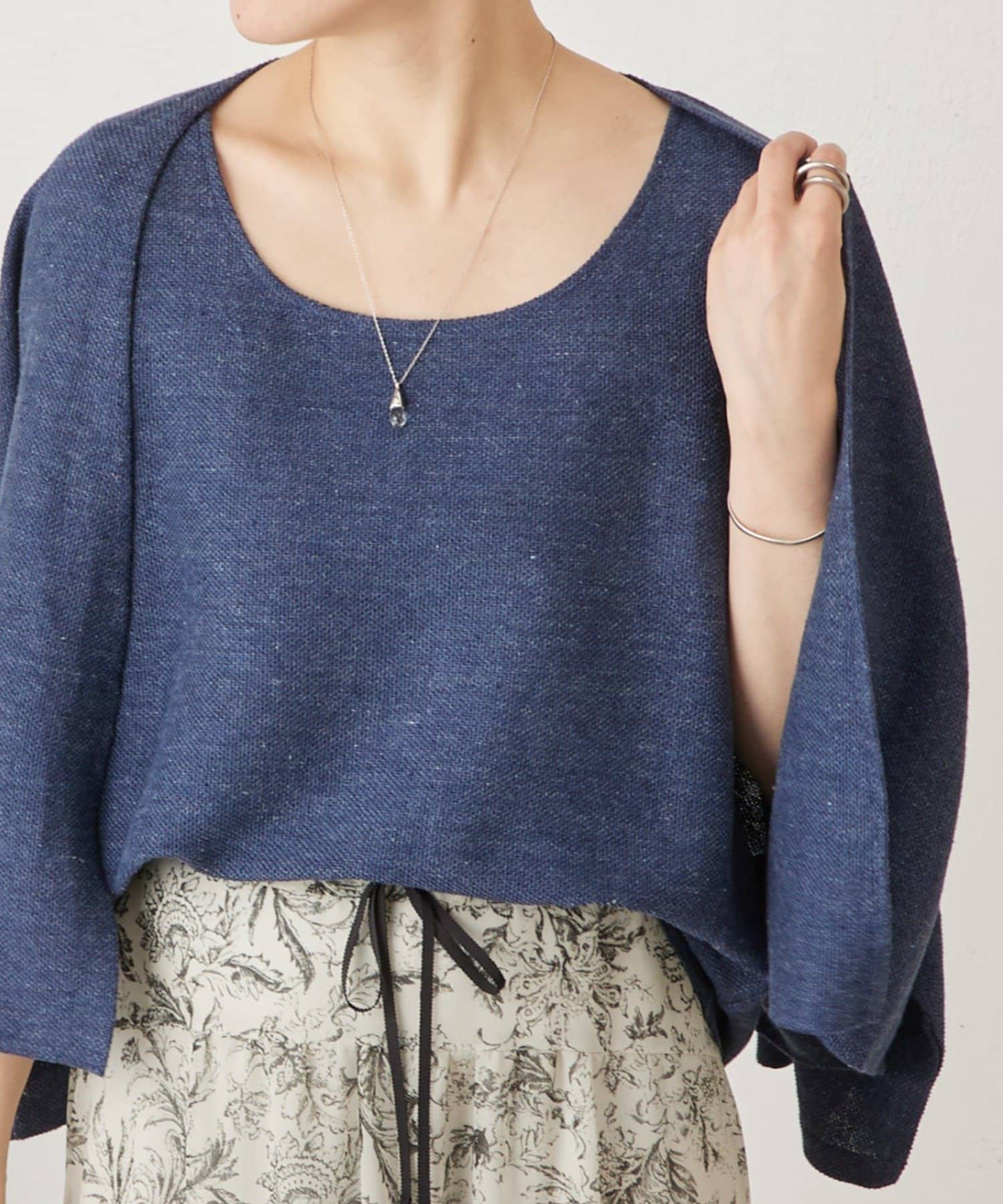 BEARDSLEY(ビアズリー) 《2/12(木)12：00予約開始》リネンインレイタンクトップ