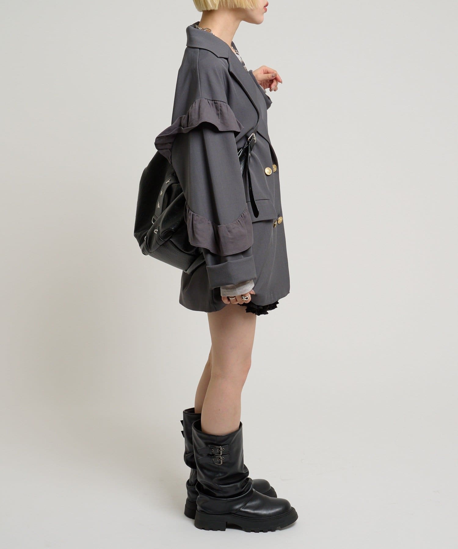 w closet(ダブルクローゼット) スターバックルマルチWAYバッグ