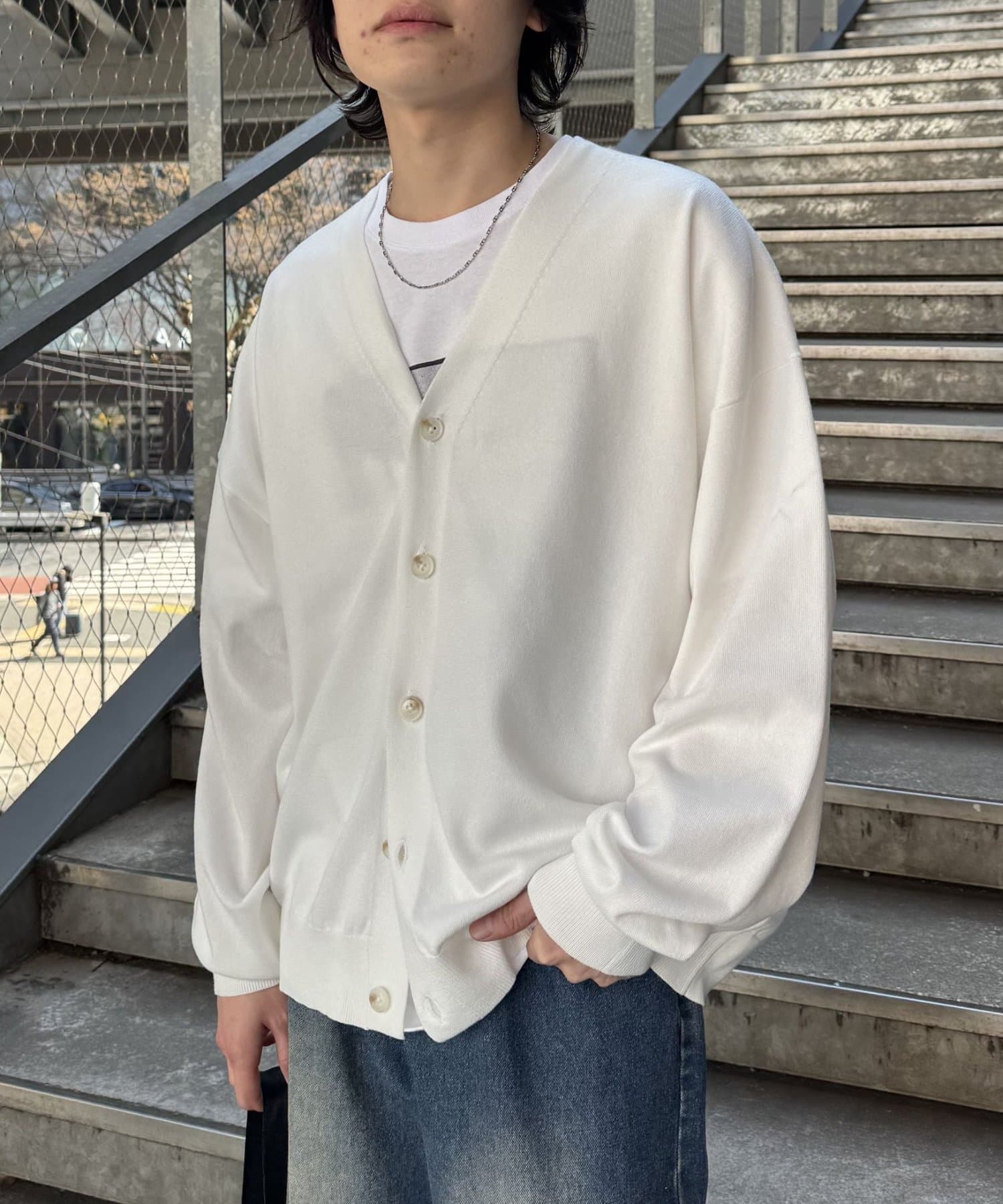 COLONY 2139(コロニー トゥーワンスリーナイン) コットンライクニットカーディガン