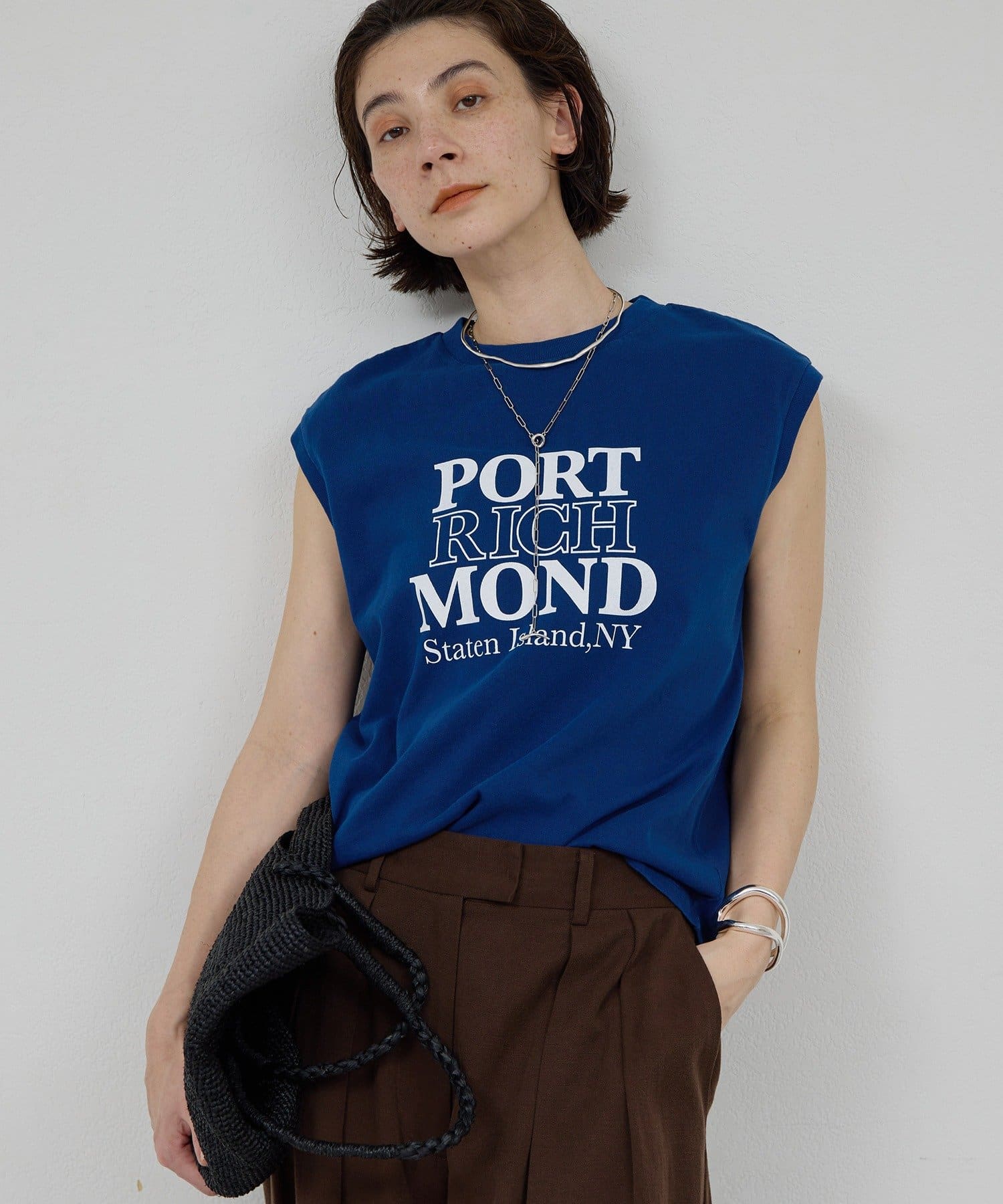 GALLARDAGALANTE(ガリャルダガランテ) 【GOOD ROCK SPEED】NYCノースリーブロゴTee／別注