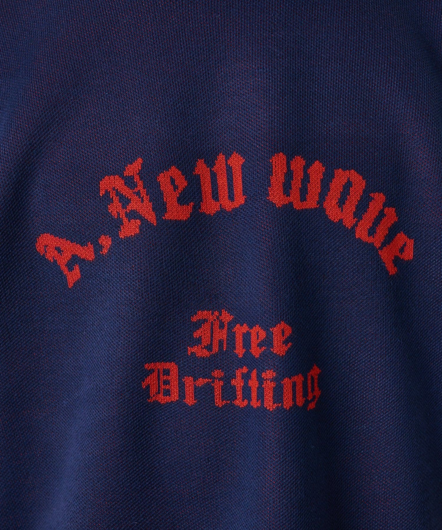 COLONY 2139(コロニー トゥーワンスリーナイン) アーチロゴ半袖ジャガードニット