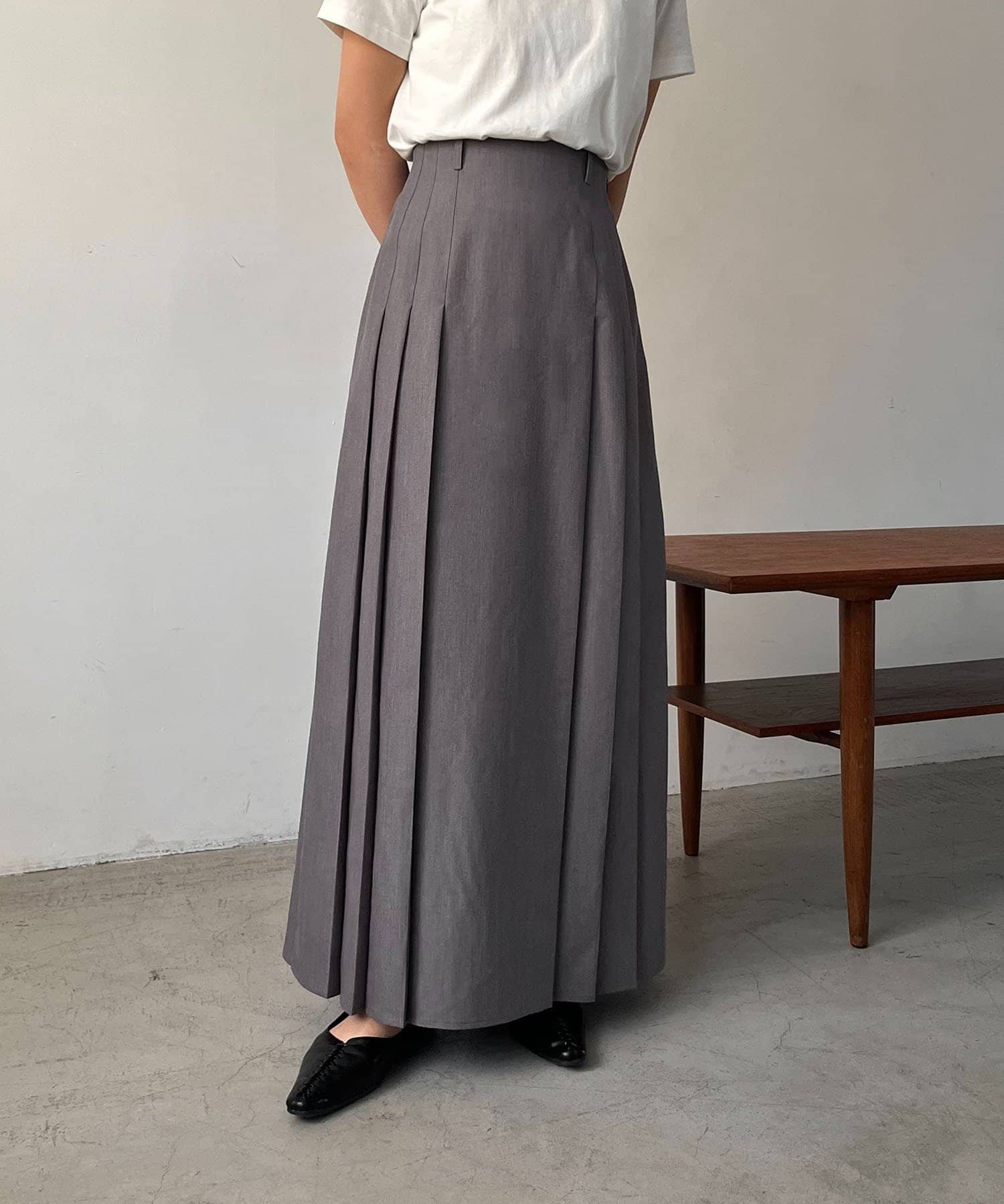 CAPRICIEUX LE'MAGE(カプリシュレマージュ) 切替プリーツスカート