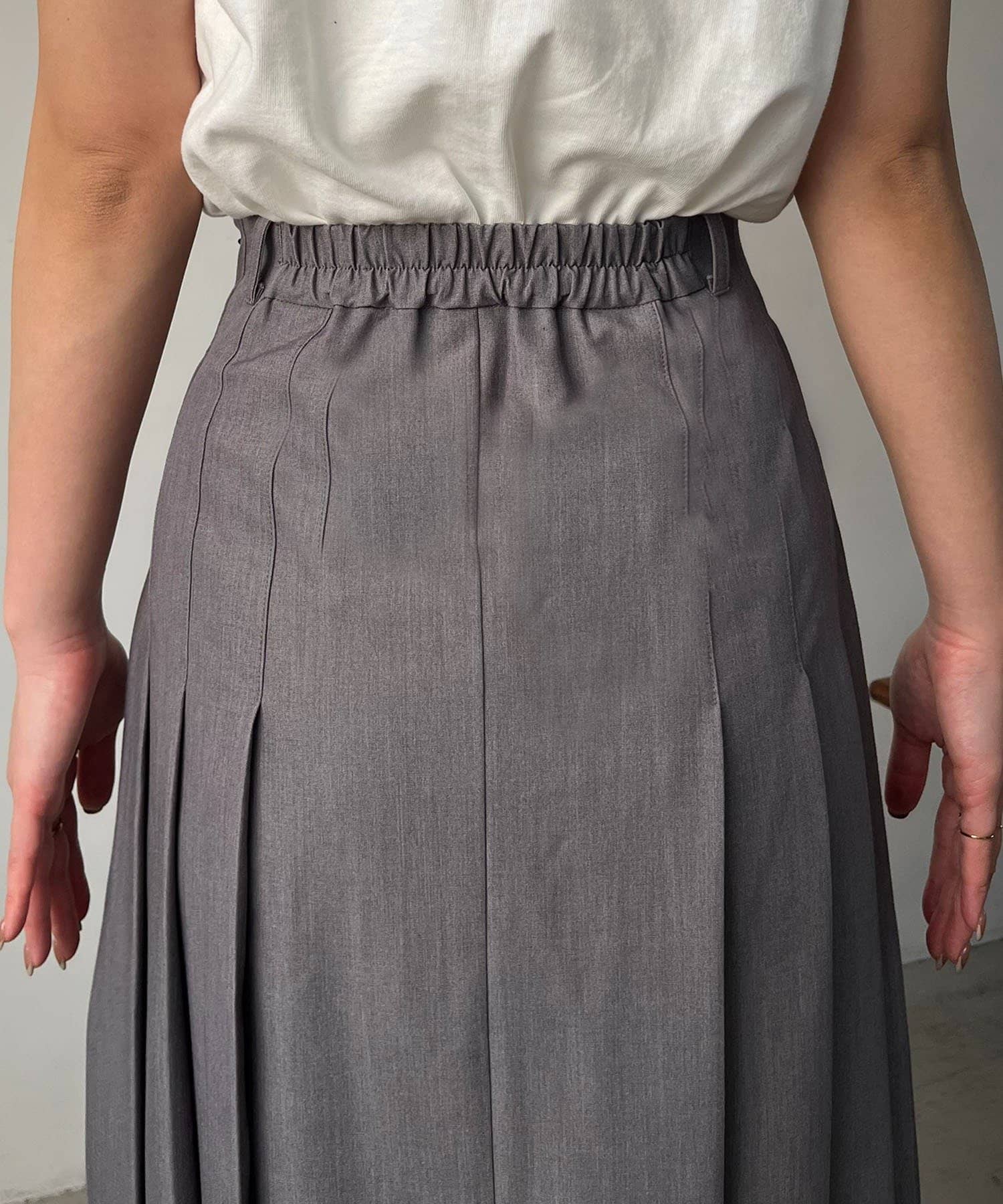 CAPRICIEUX LE'MAGE(カプリシュレマージュ) 切替プリーツスカート