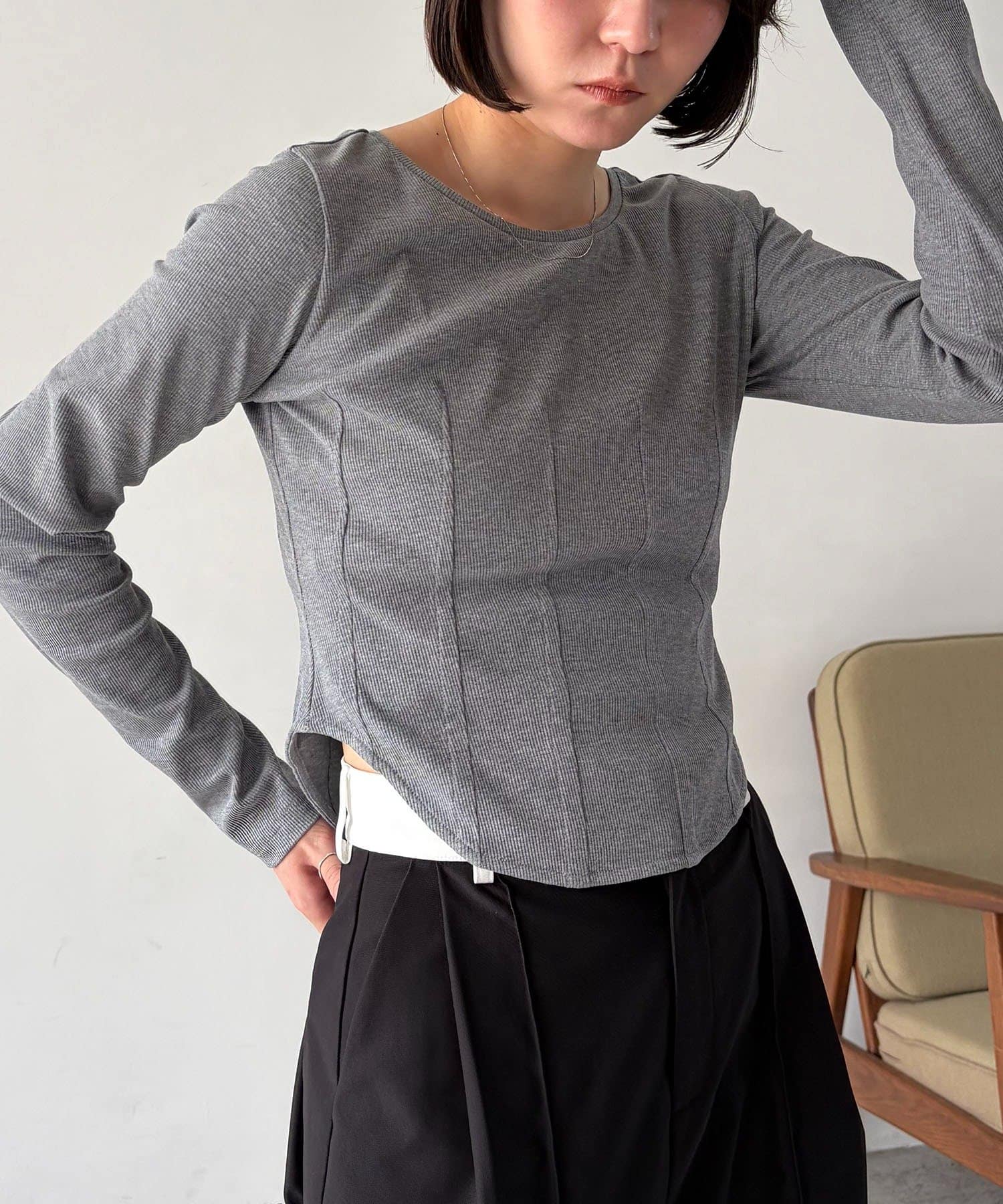 CAPRICIEUX LE'MAGE(カプリシュレマージュ) コルセットロンT