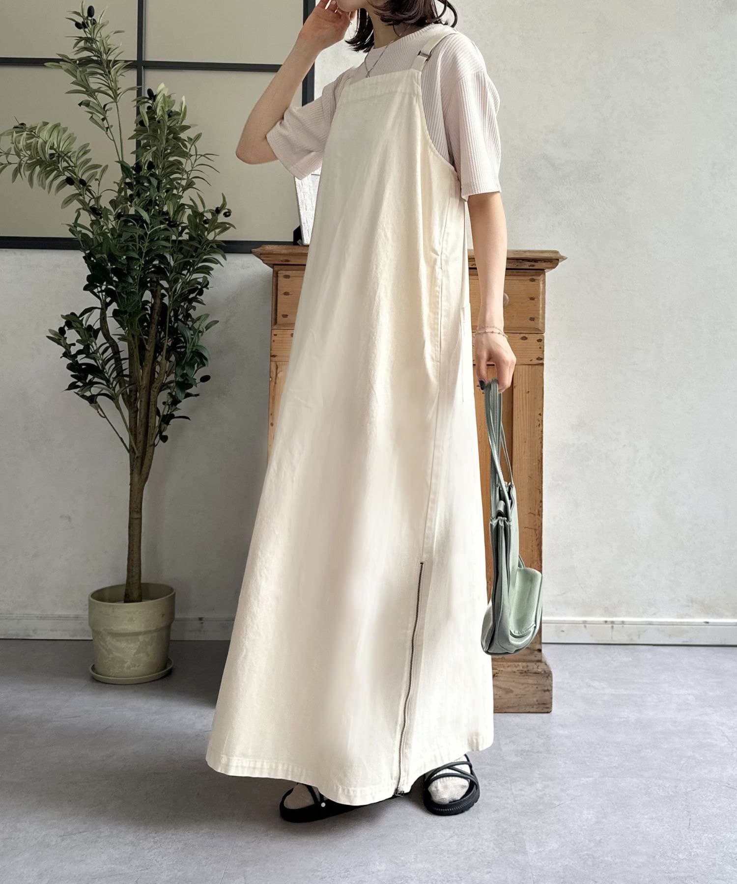 LOCUST(ローカスト) 【WEB限定】【Dickies】フレアジャンパースカート