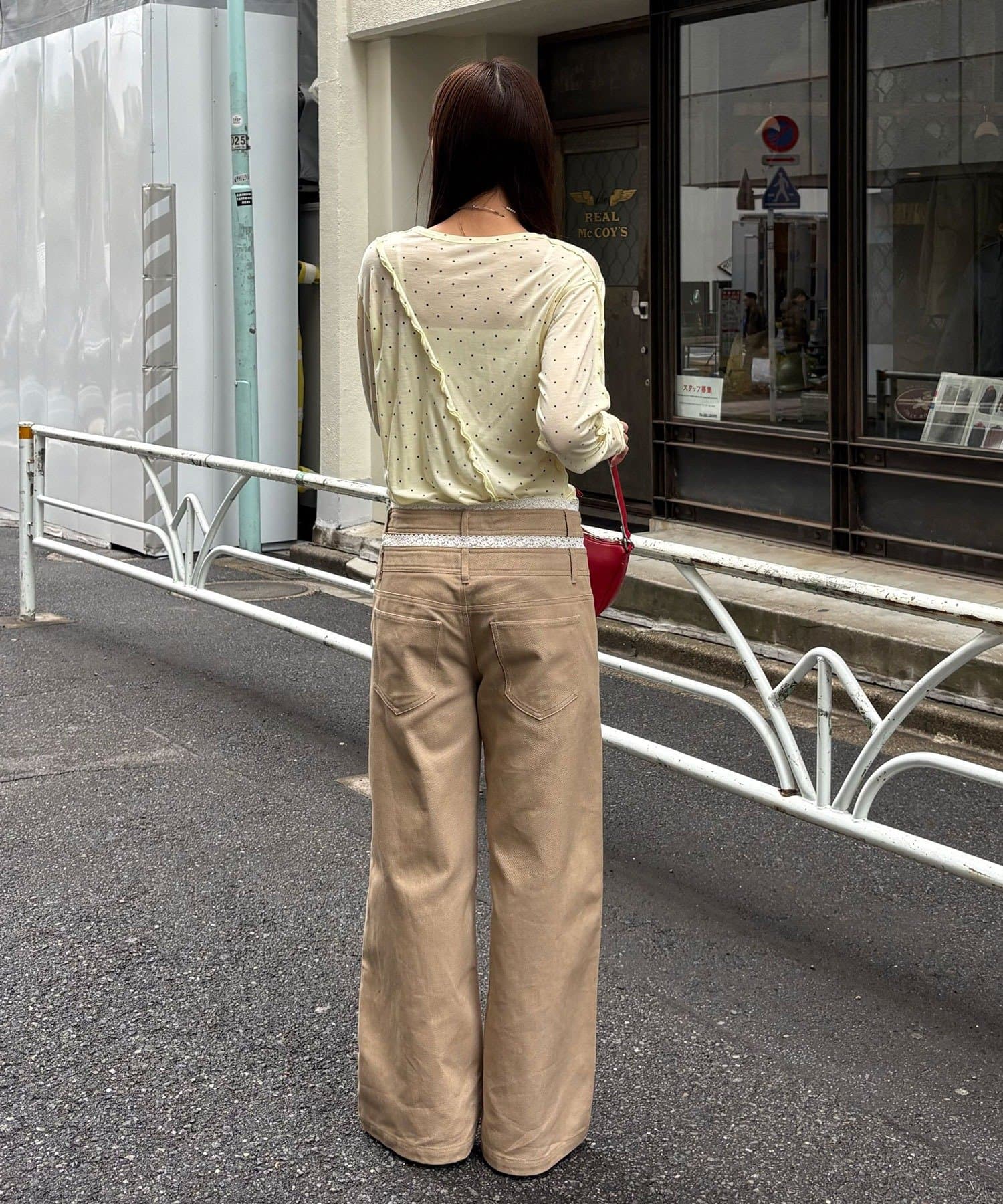 CIAOPANIC(チャオパニック) 【neutral by ciaopanic】ポケットレースレイヤードパンツ