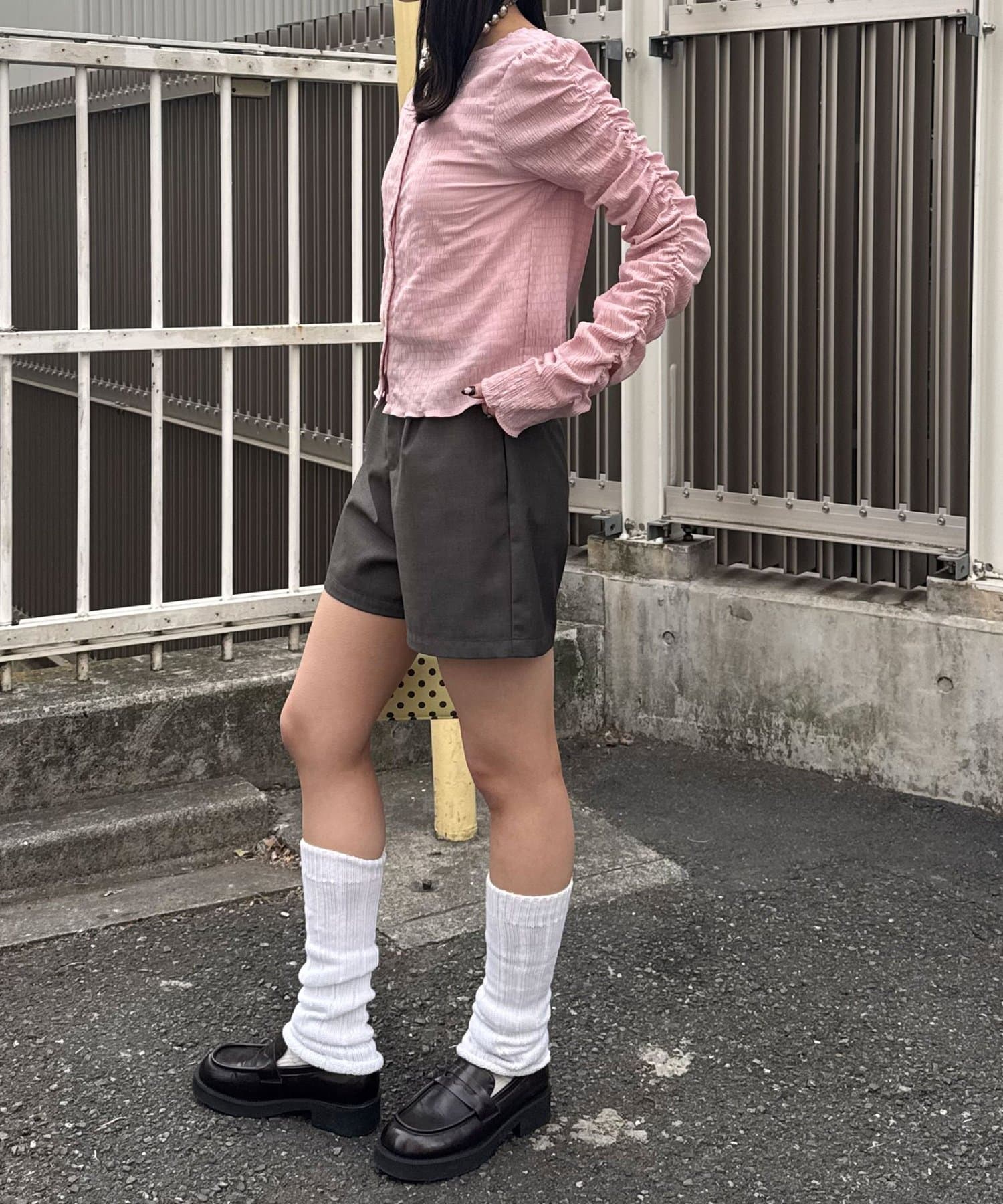 CIAOPANIC(チャオパニック) 【neutral by ciaopanic】シャーリングカットソー