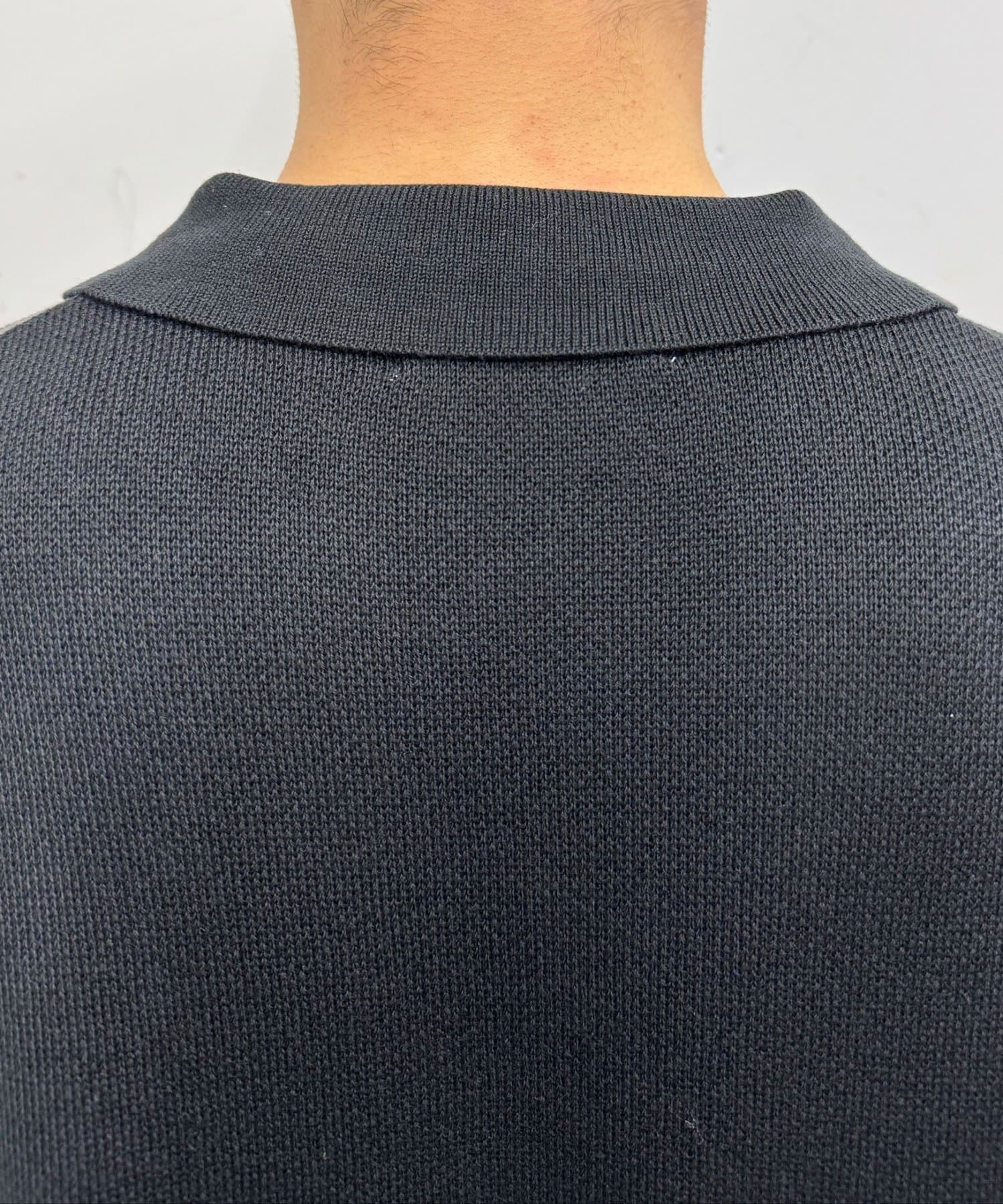 CIAOPANIC(チャオパニック) アーガイルスキッパーサマーニットポロシャツ